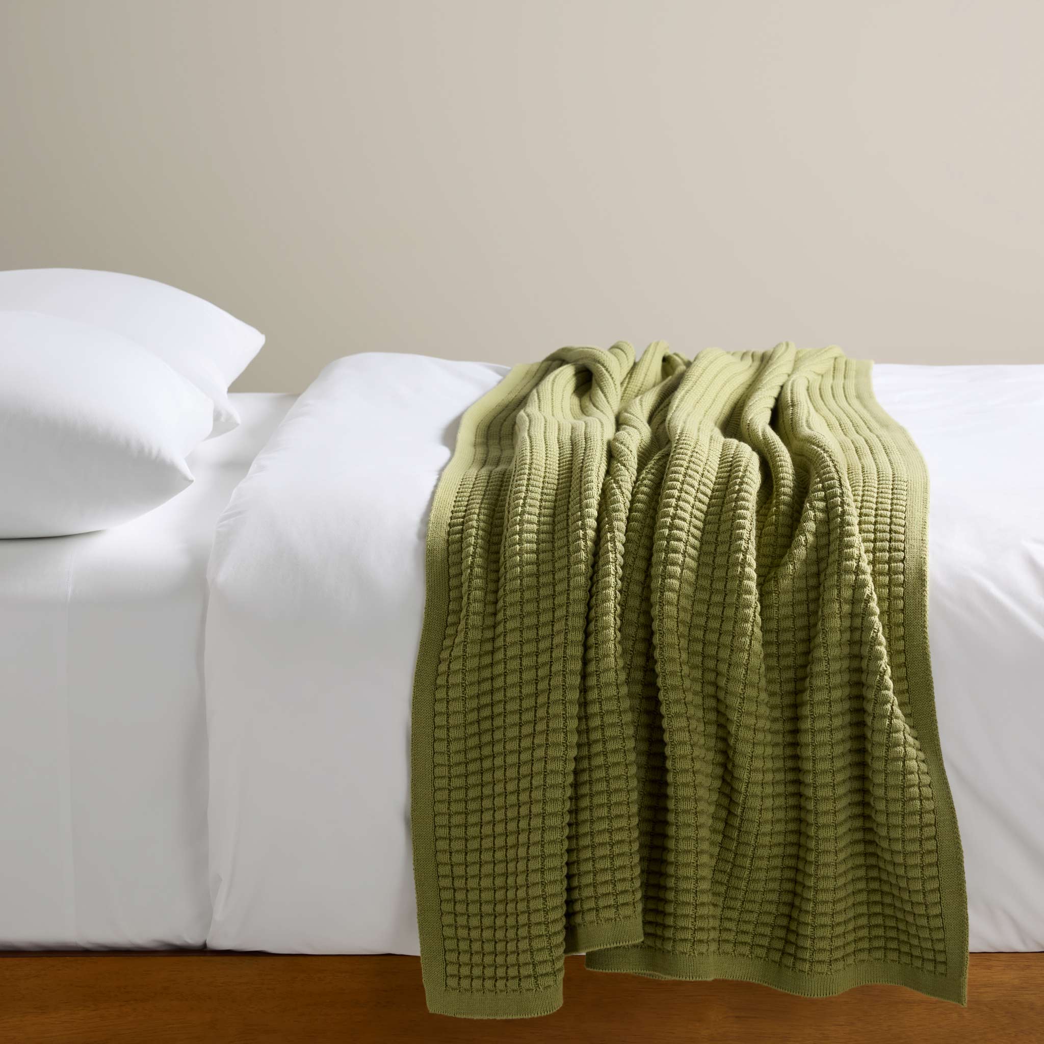  Grid Knit Cotton Throw Blanket、mySite、sugarbowlscore