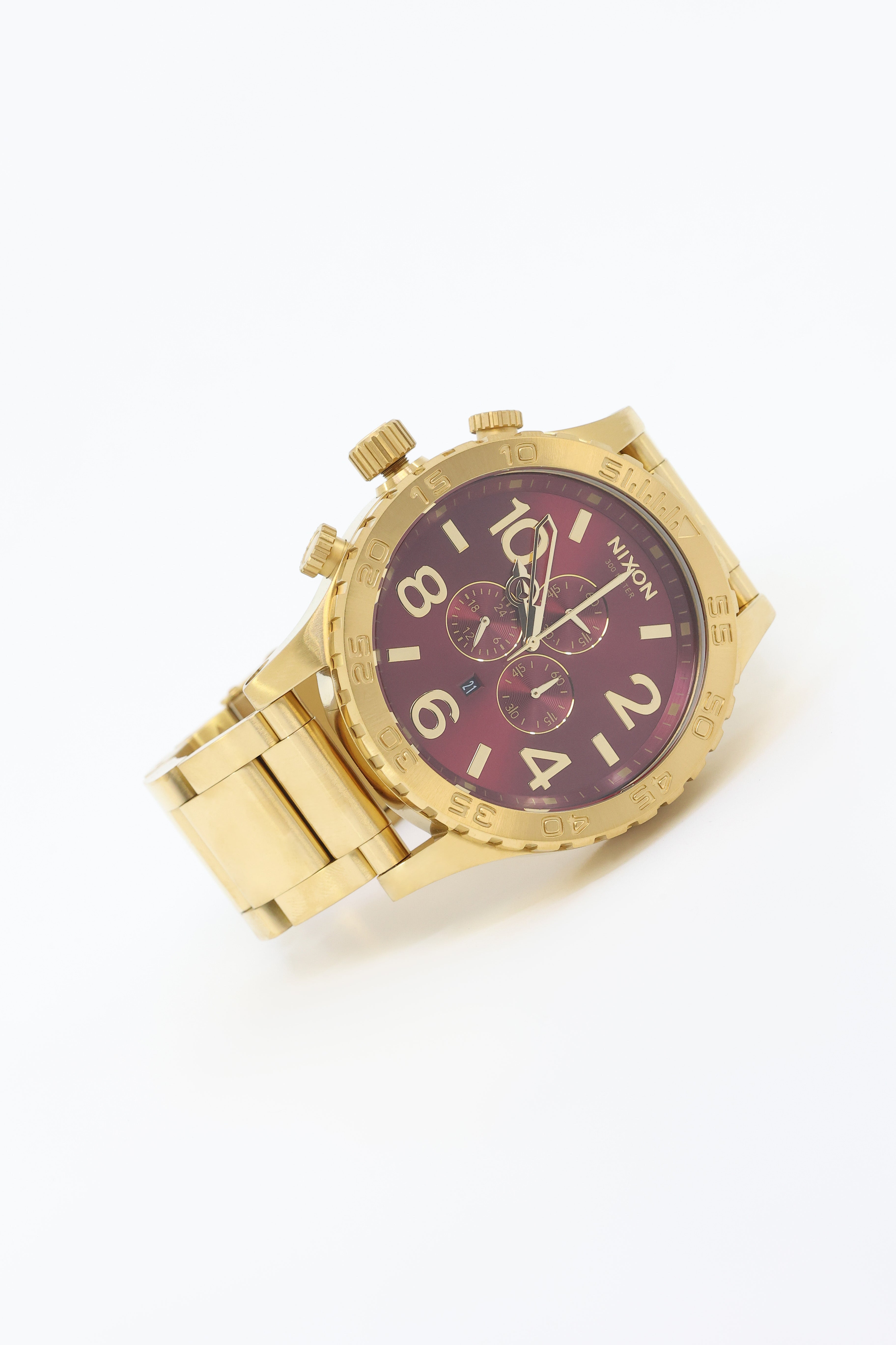Nixon X Culture Kings 51-30 Chrono Gold/Oxblood、mySite、zt4zffjzw