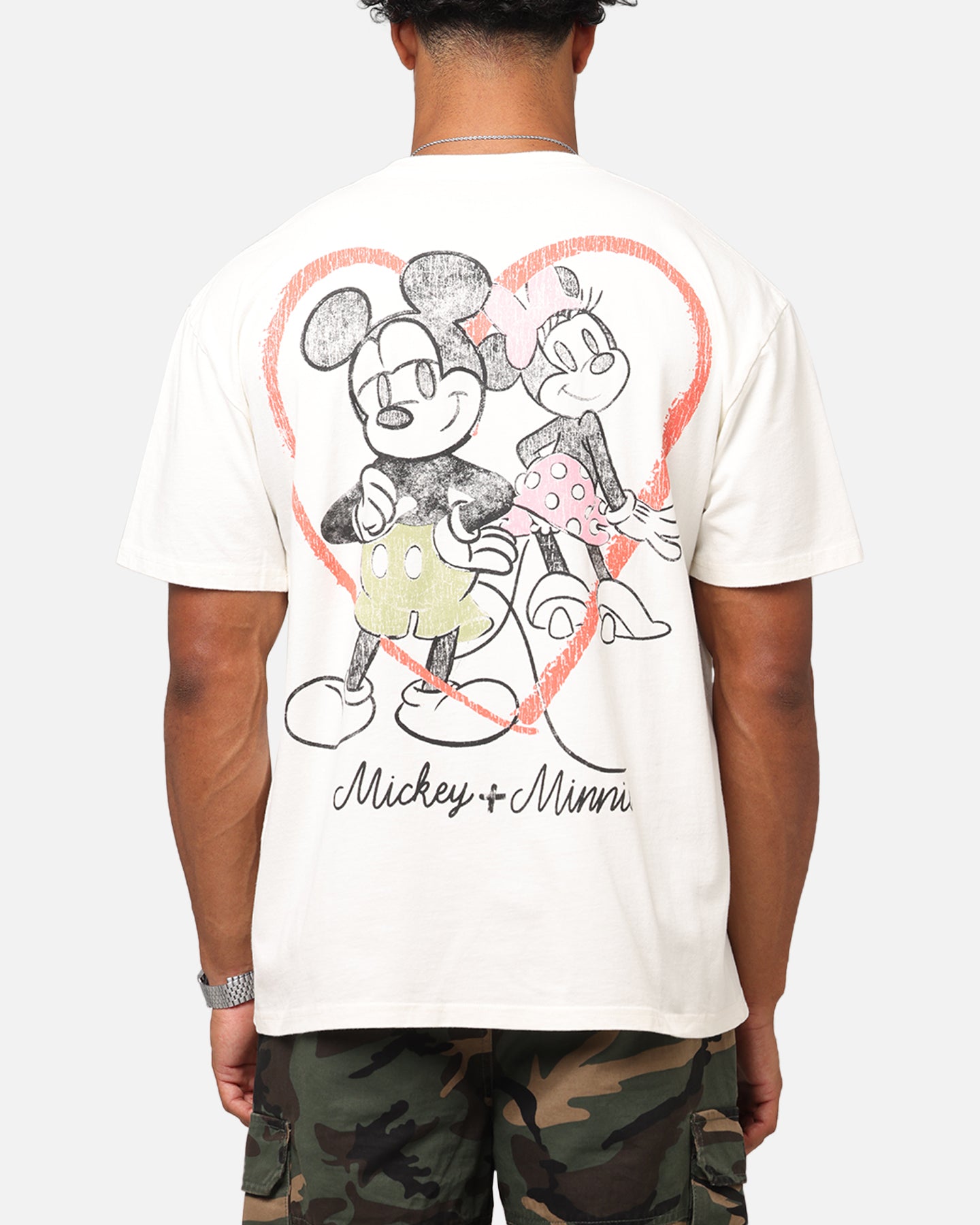 Goat Crew Disney’s Mickey Mouse & Minnie Mouse Heavyweight T-Shirt Off White、mySite、zt4zffjzw