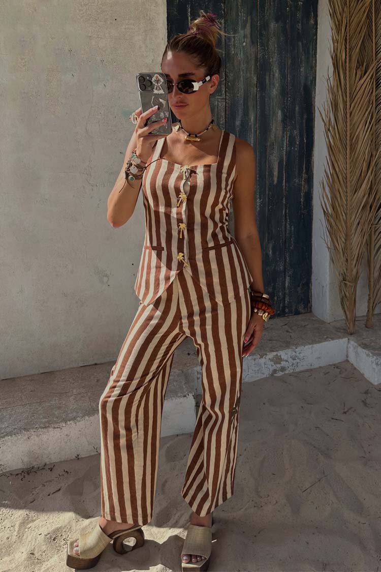 Chocolate Stripe Trousers、mySite、solidvoid