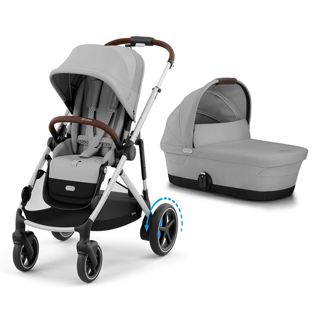  CYBEX e-Gazelle S Pushchair - Stone Grey、mySite、merchandisen