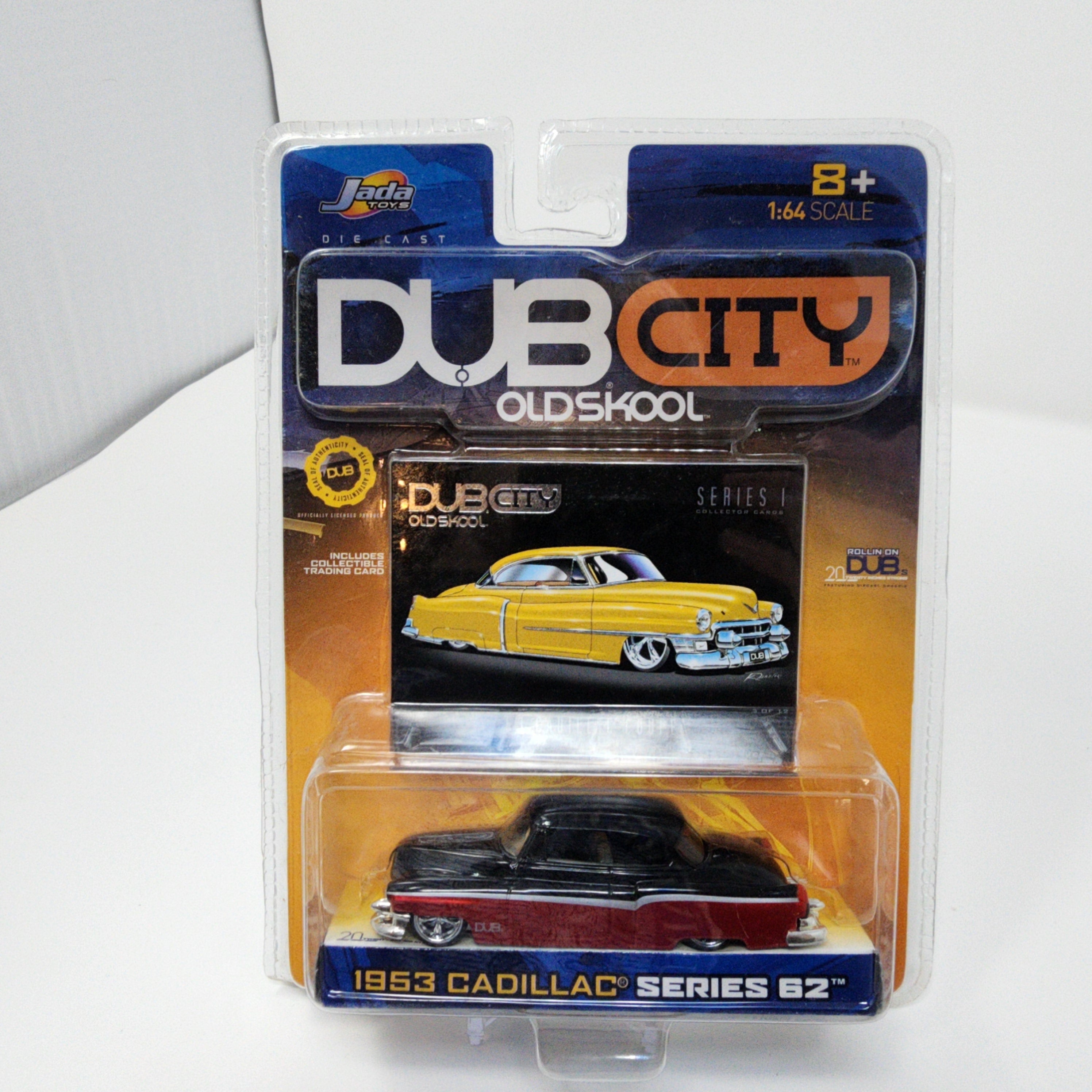 1953 Cadillac Series 62 * Black/RED * Jada Toys 1:64 Scale Dub City Oldskool、mySite、hgirdovlk