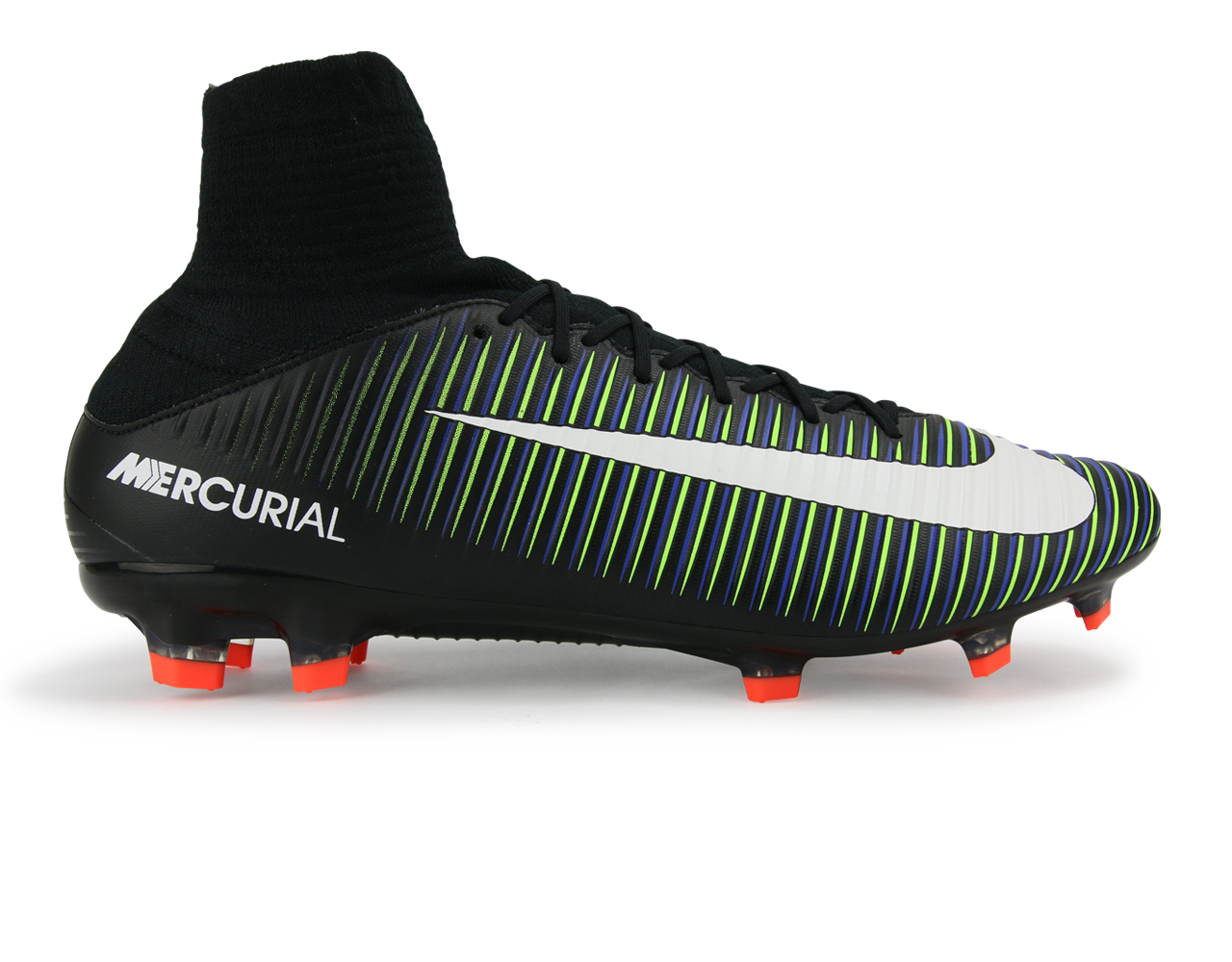 Nike Men's Mercurial Veloce III DF FG Black/White/Electric Green、mySite、bottomscart