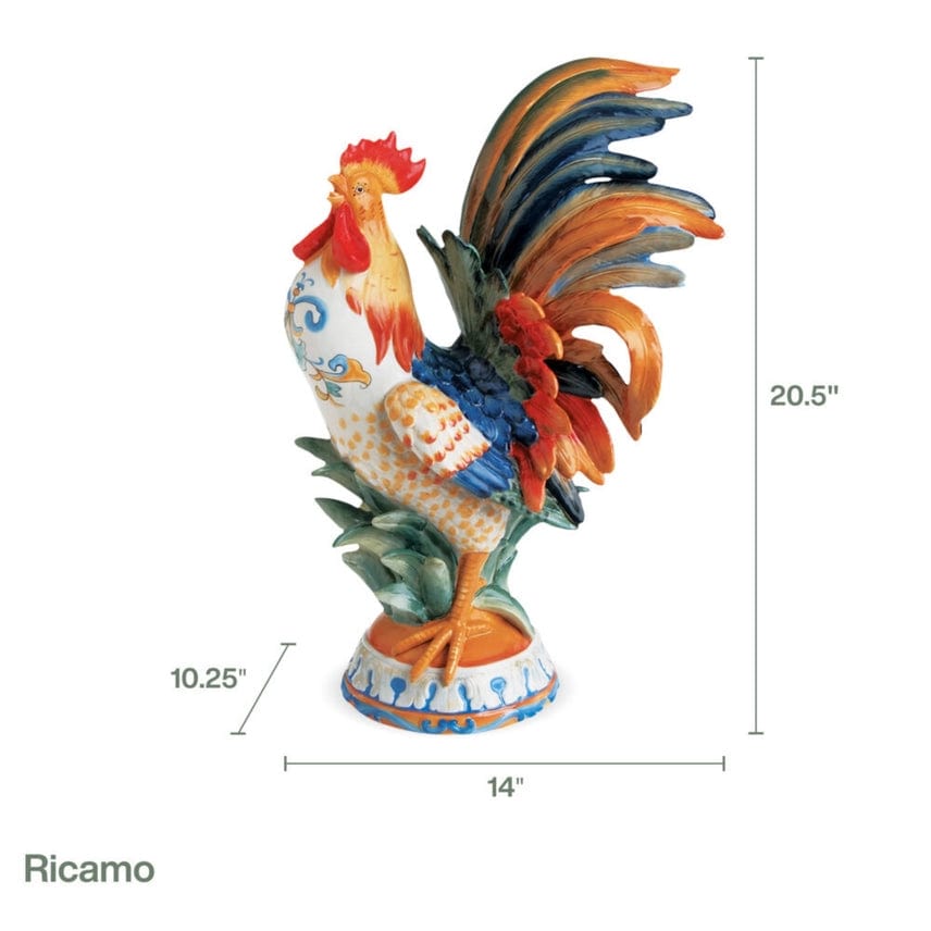 Fitz & Floyd Beautiful Fine Ceramic Rooster Collection、mySite、g9winljtr