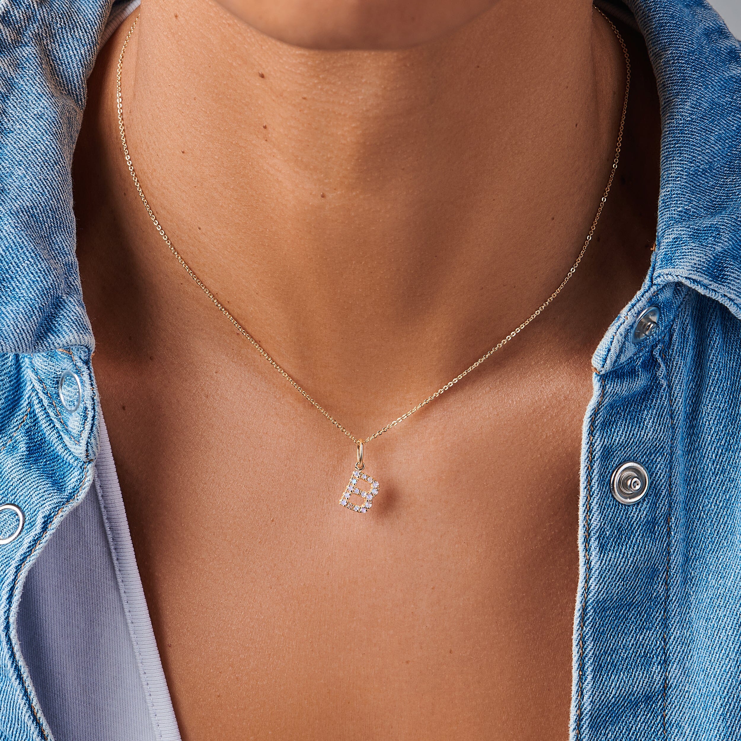 Moonstone Charm - Alphabet、mySite、hinf8tx79