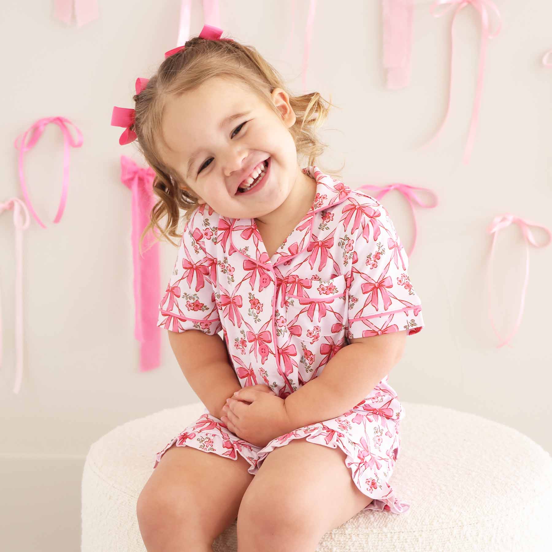  Two Piece Short Lounge Set | Bow Besties、mySite、layawaytickets