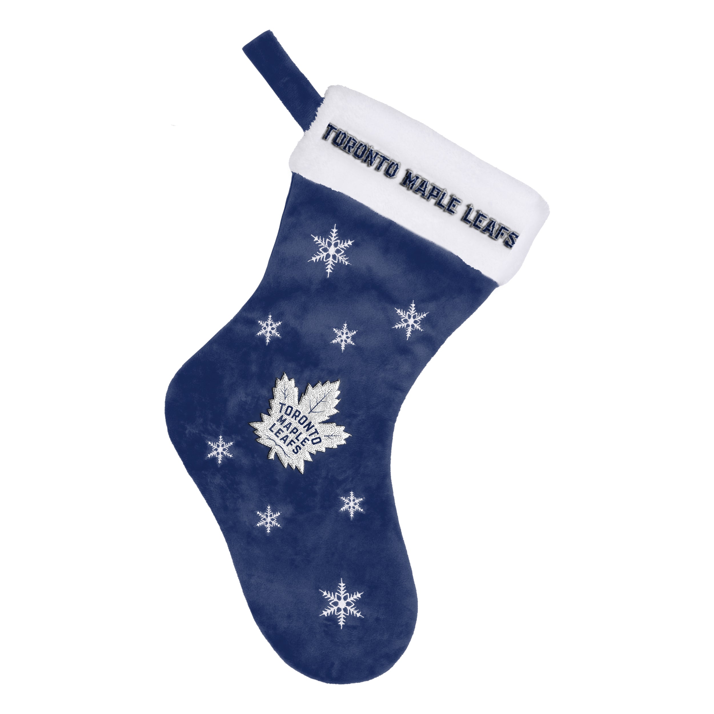 Snowflake Plush Stocking