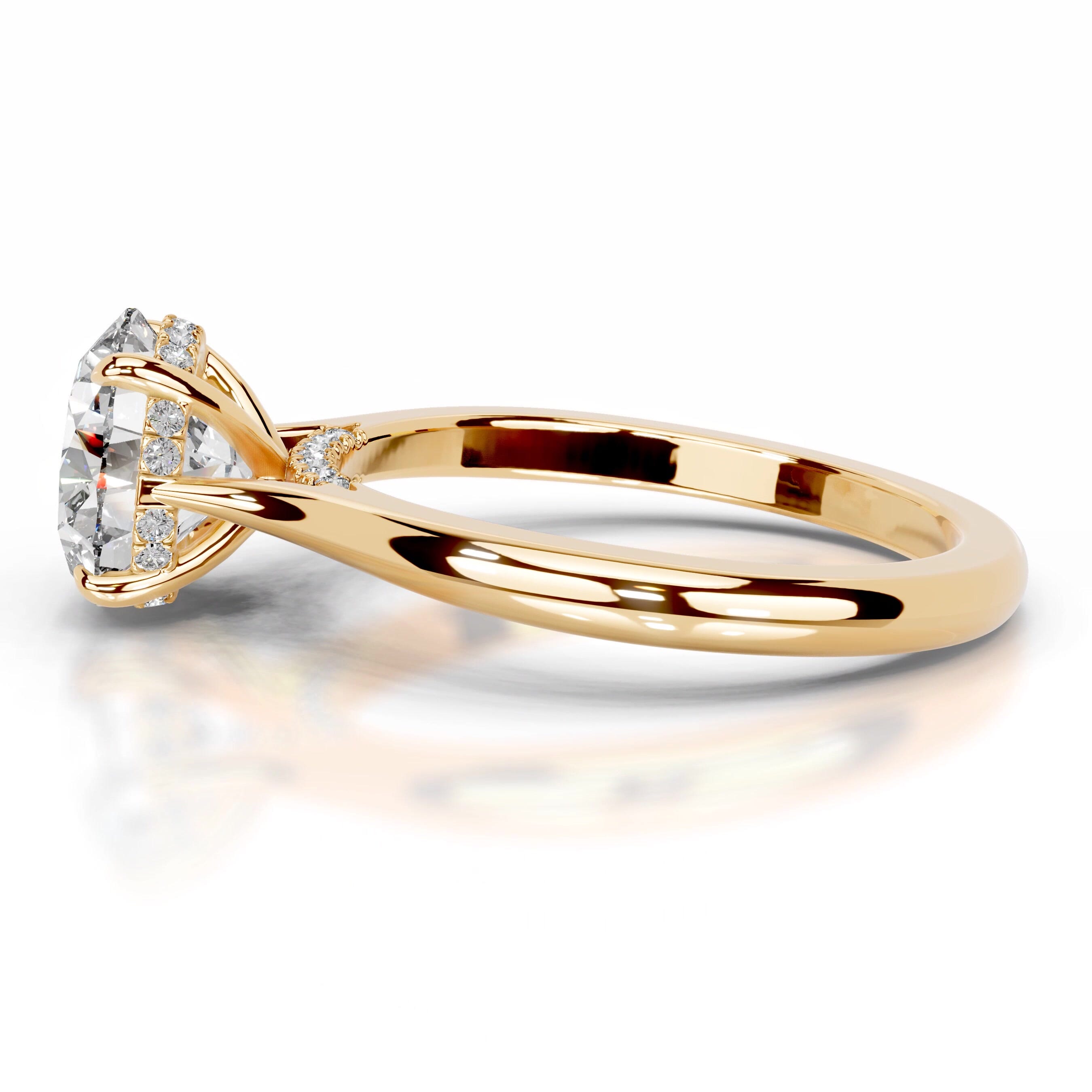 Kiara Lab Grown Diamond Ring - 18K Yellow Gold (RTS)、mySite、hinf8tx79