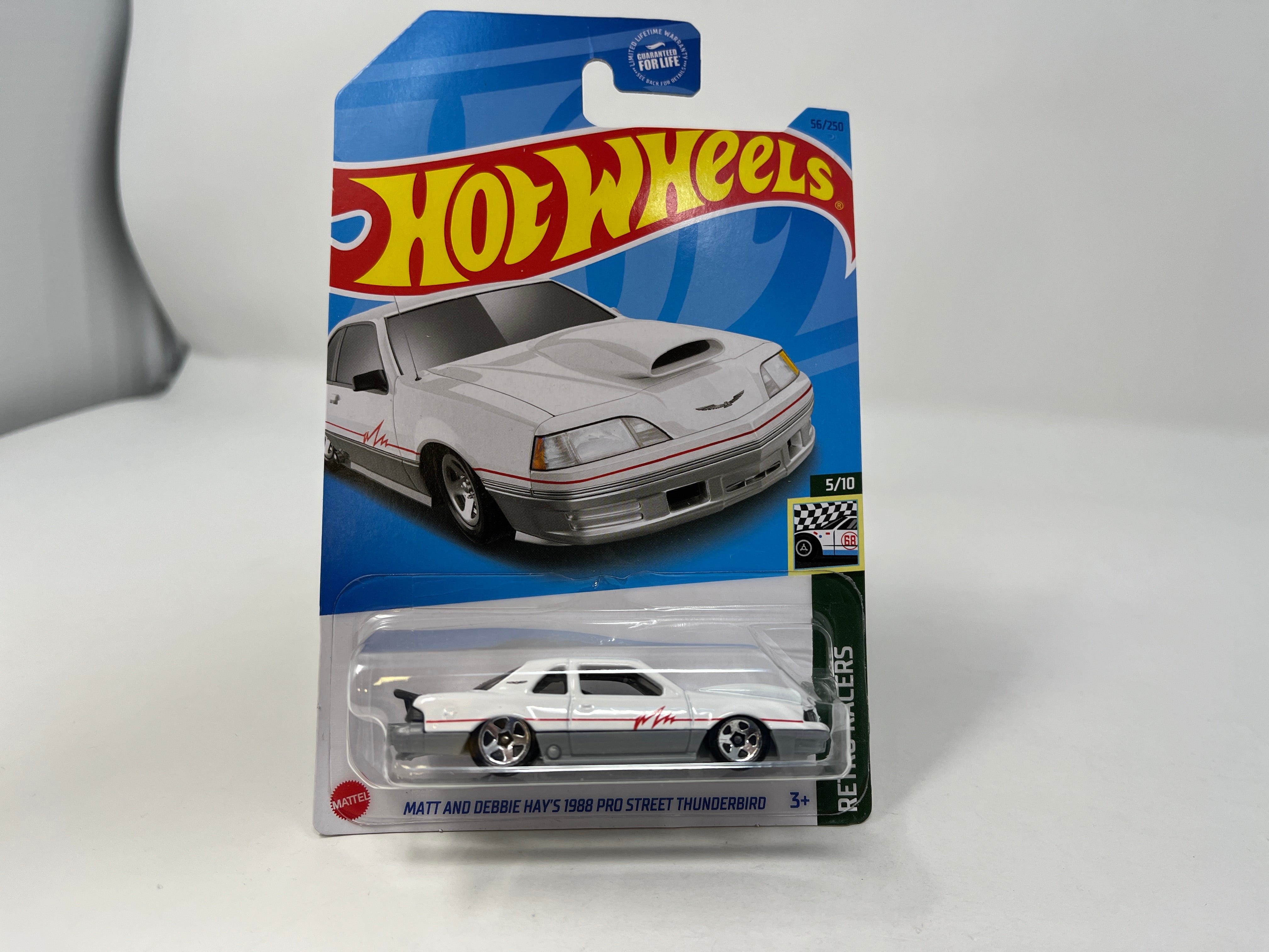 1988 Pro Street Thunderbird #56 * White * 2023 Hot Wheels、mySite、hgirdovlk
