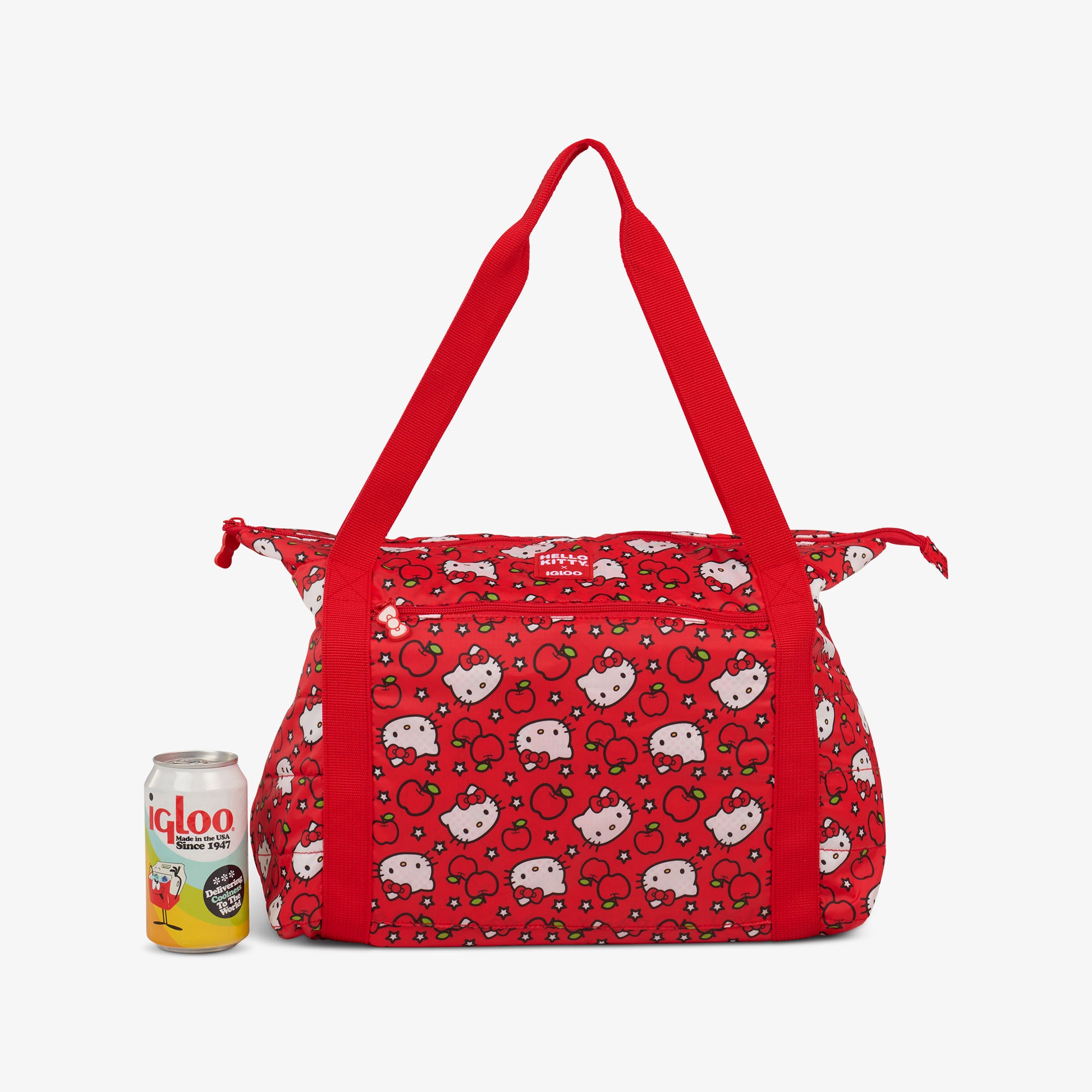 Hello Kitty® Red Apples Packable Puffer 20-Can Cooler Bag、mySite、noshort