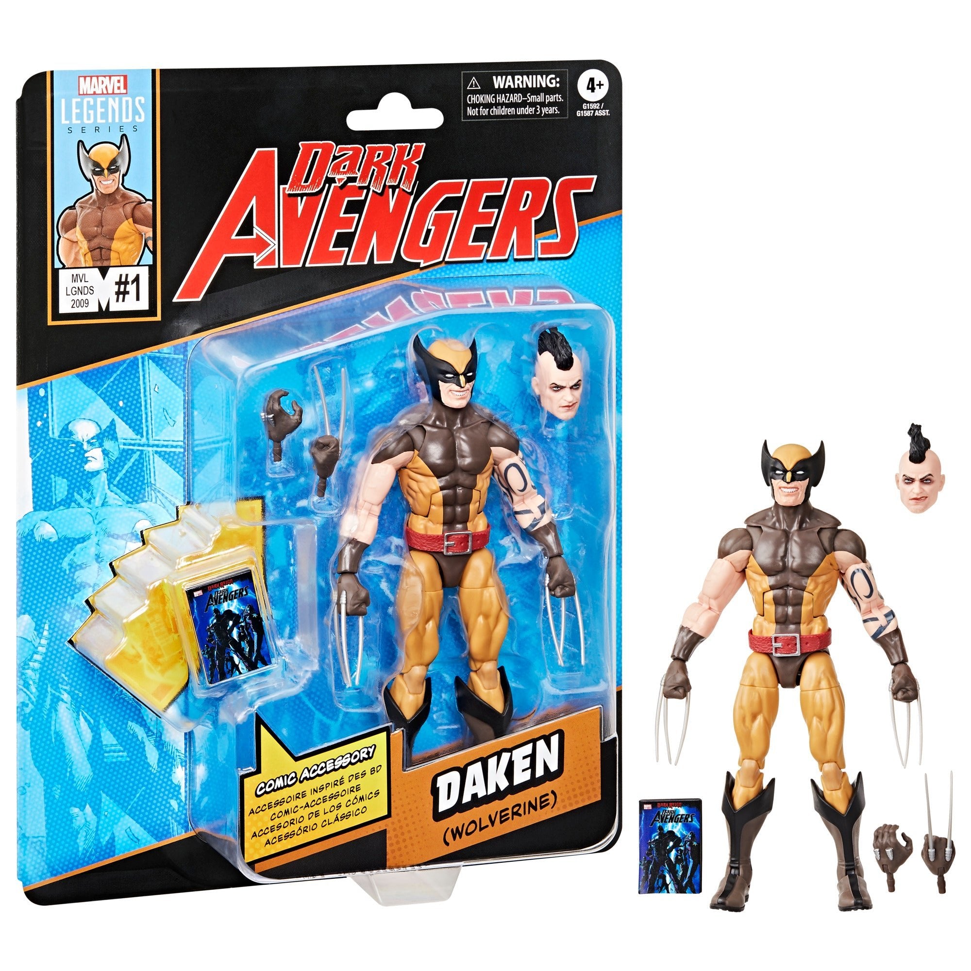 Marvel Legends Series Daken Wolverine (2009's Dark Avengers #1 Mini-Comic)、mySite、hgirdovlk