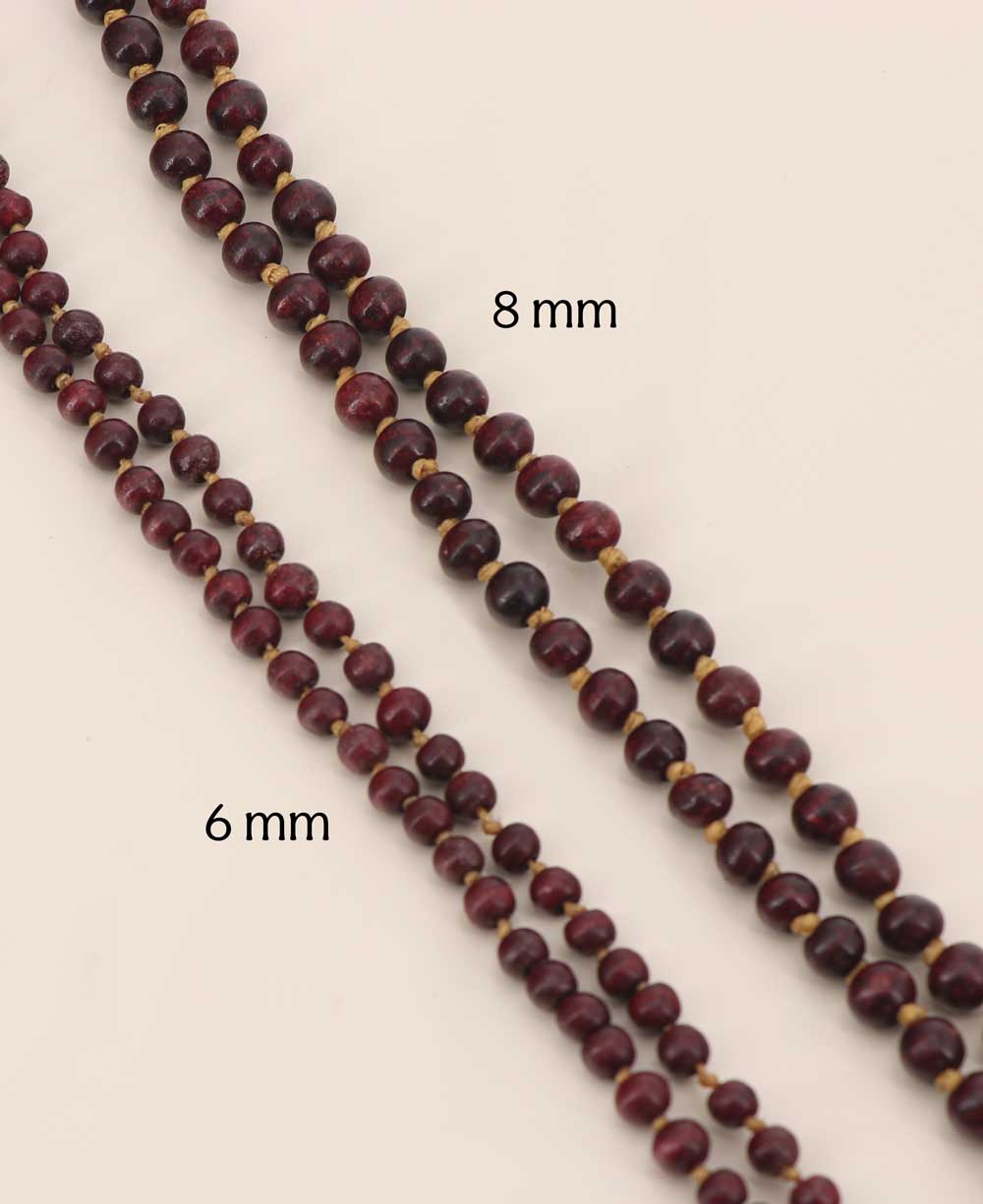 Rosewood Meditation Mala with Knotted Beads、mySite、topwebapps