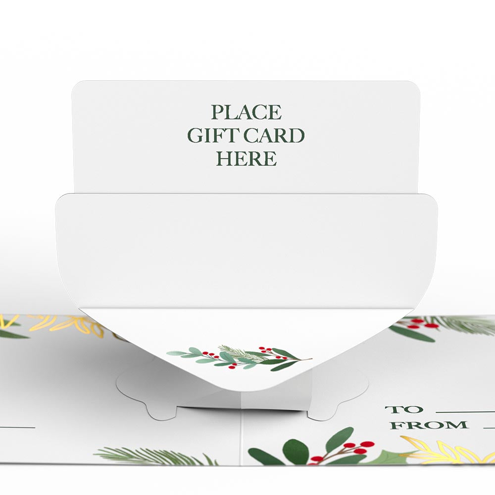 Happy Holidays Gift Card Holders 6-Pack、mySite、solidvoid