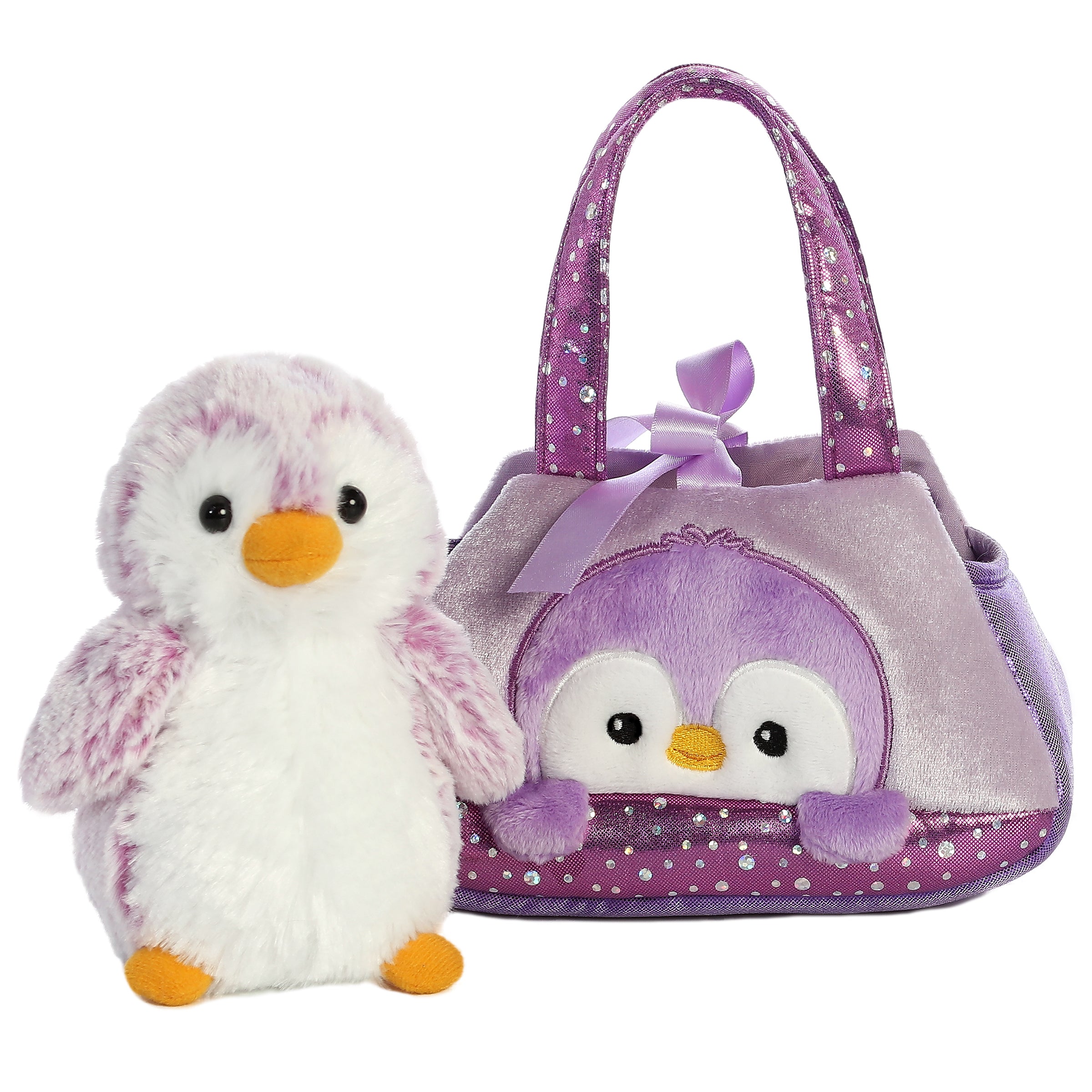 Aurora® - Fancy Pals™ - 7 PomPom Penguin - Purple、mySite、g9winljtr