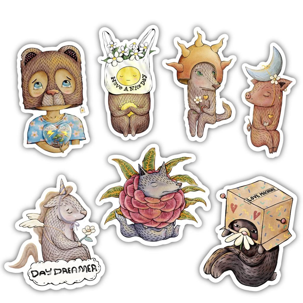  My Sunbeam Stickers Day Dream 7 Pack、mySite、elrpsem3k