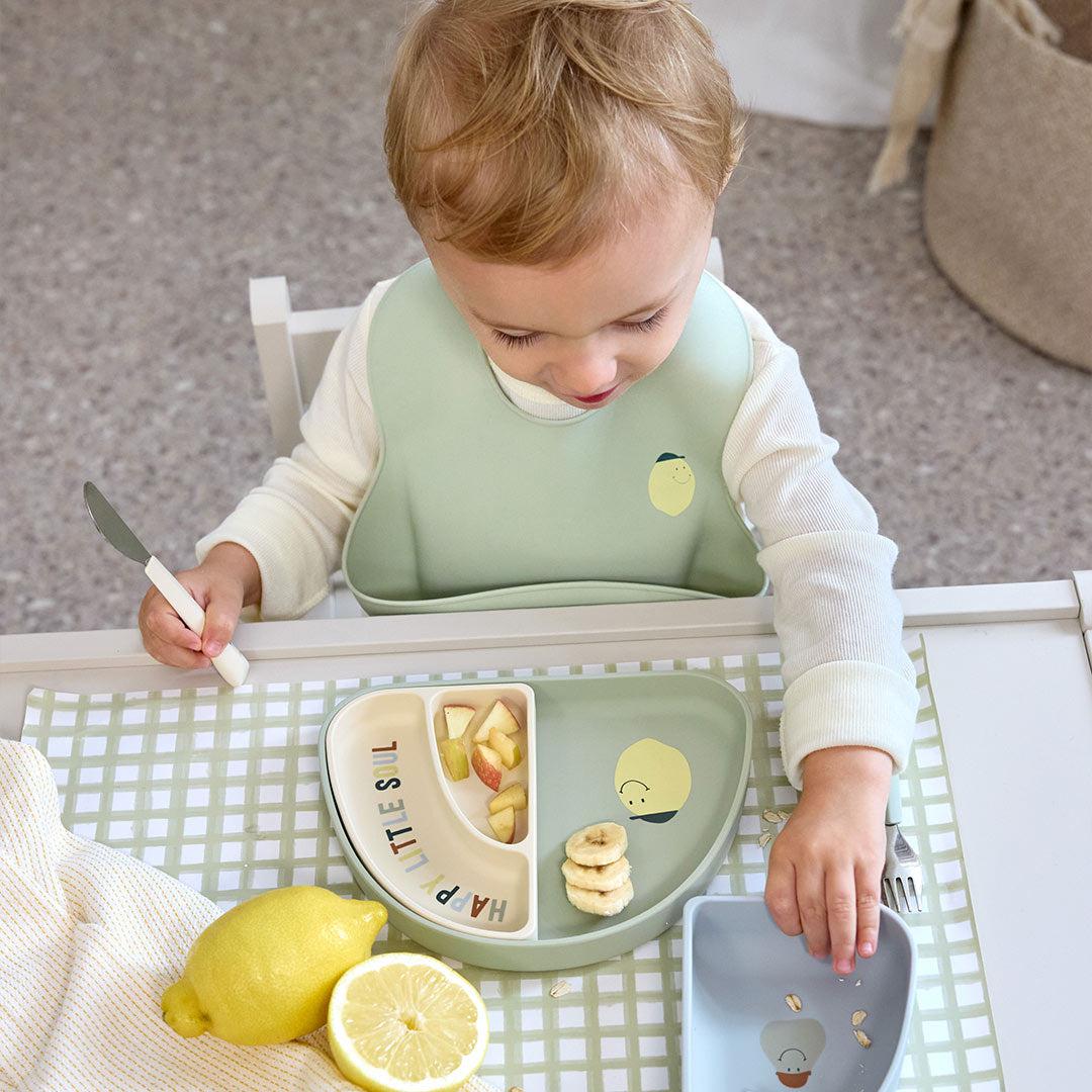  Lassig Silicone Bib - Happy Fruits - Lemon、mySite、merchandisen