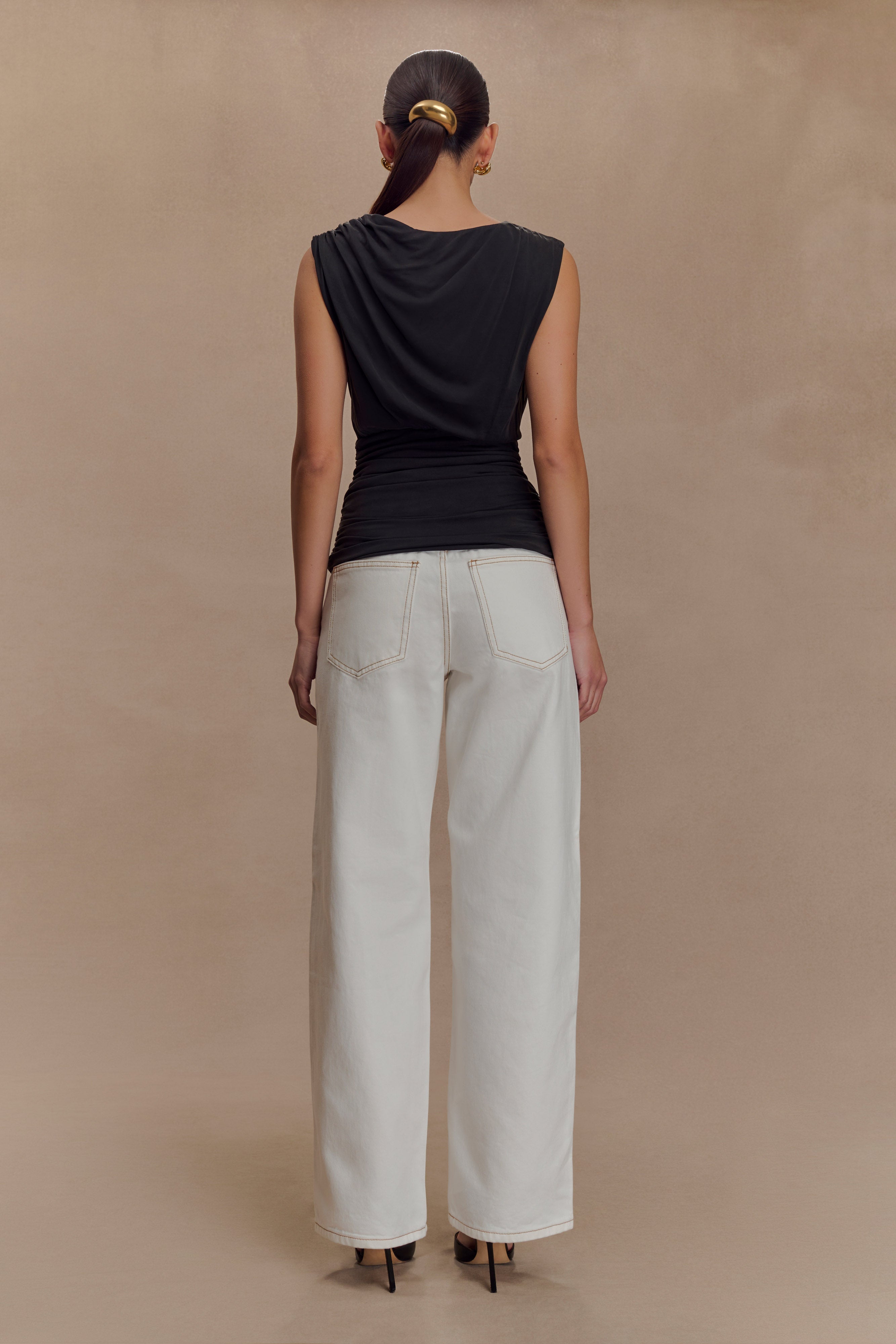 Anthony Short Sleeve Top - Black、mySite、solidvoid