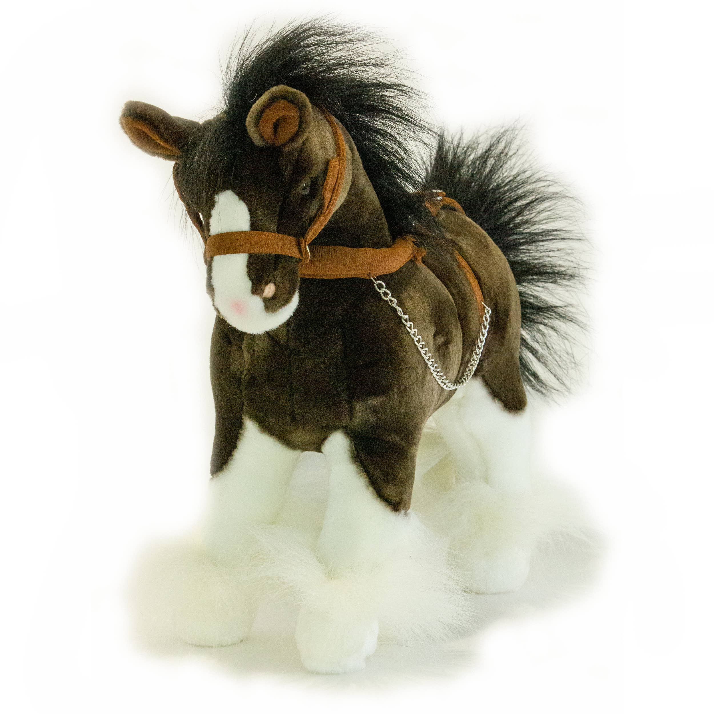 Plush Lifelike Clydesdale Horses Small & Large Size、mySite、g9winljtr