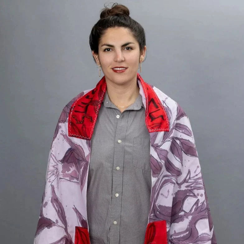 Purple and Red Handpainted Pomegranates Tallit、mySite、topwebapps