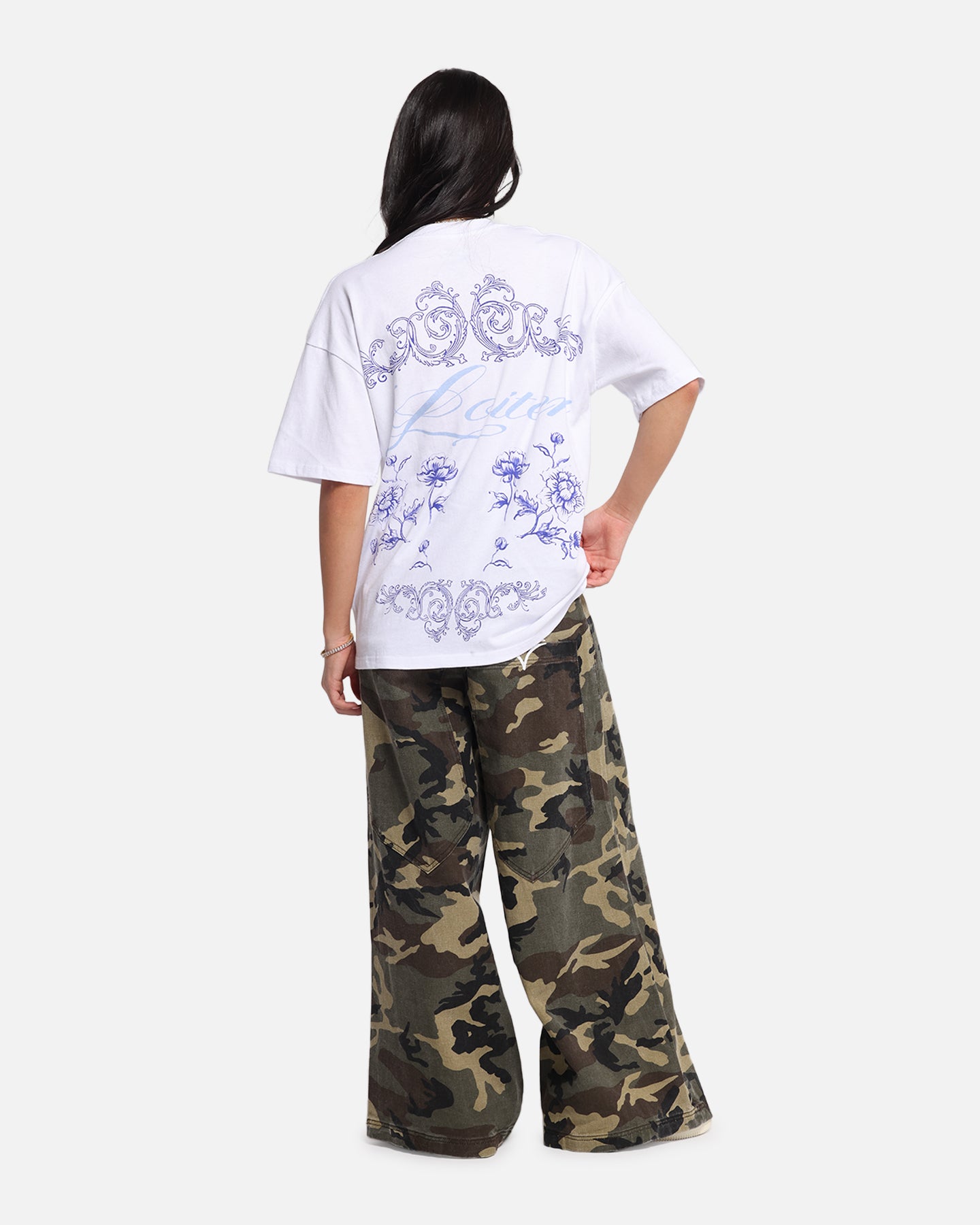 Loiter Fine China T-Shirt White、mySite、zt4zffjzw