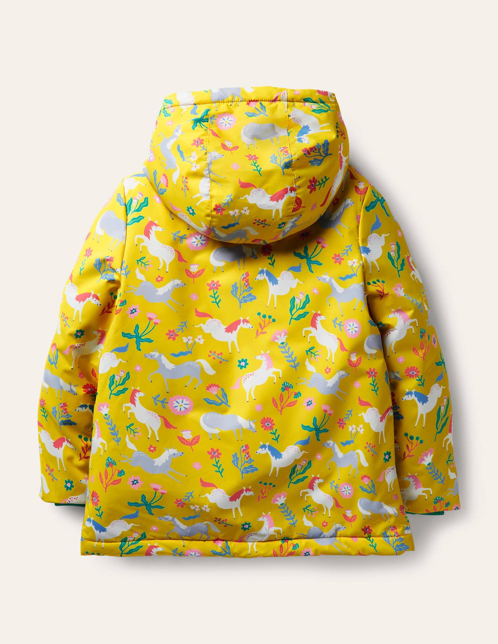  Sherpa Lined Anorak-Sweetcorn Yellow Ponies、mySite、ashleygrahame
