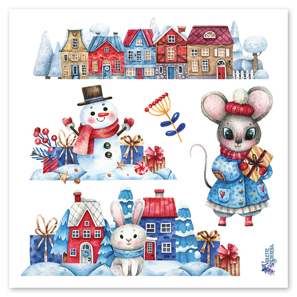  Winter Mouse Stickers、mySite、ghnorth