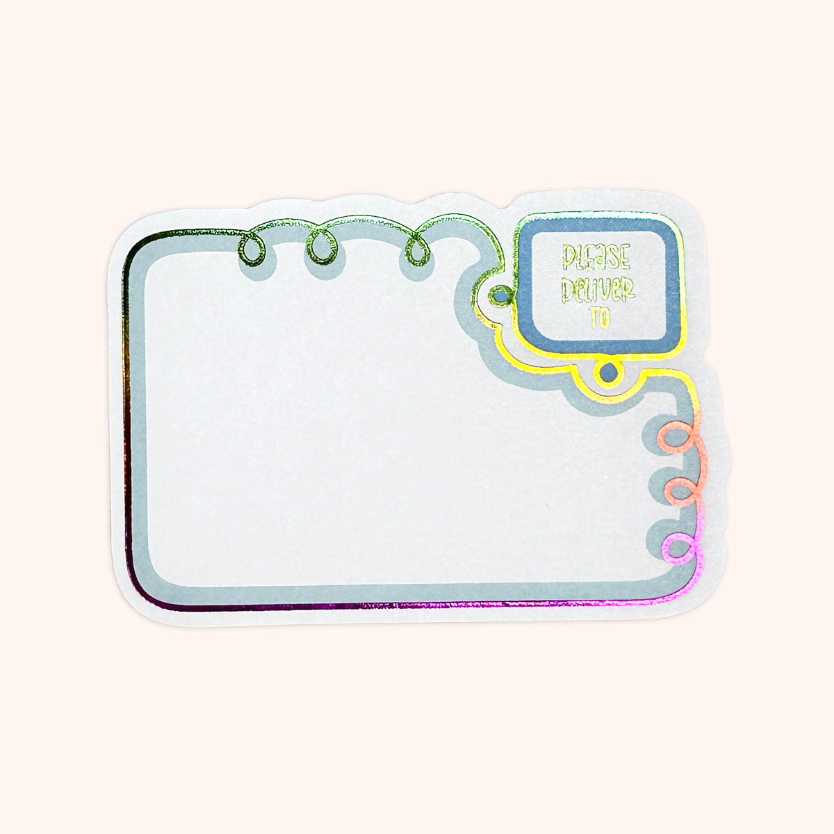  Happy Mail Rainbow Foil Mail Labels 15 Pack、mySite、ghnorth