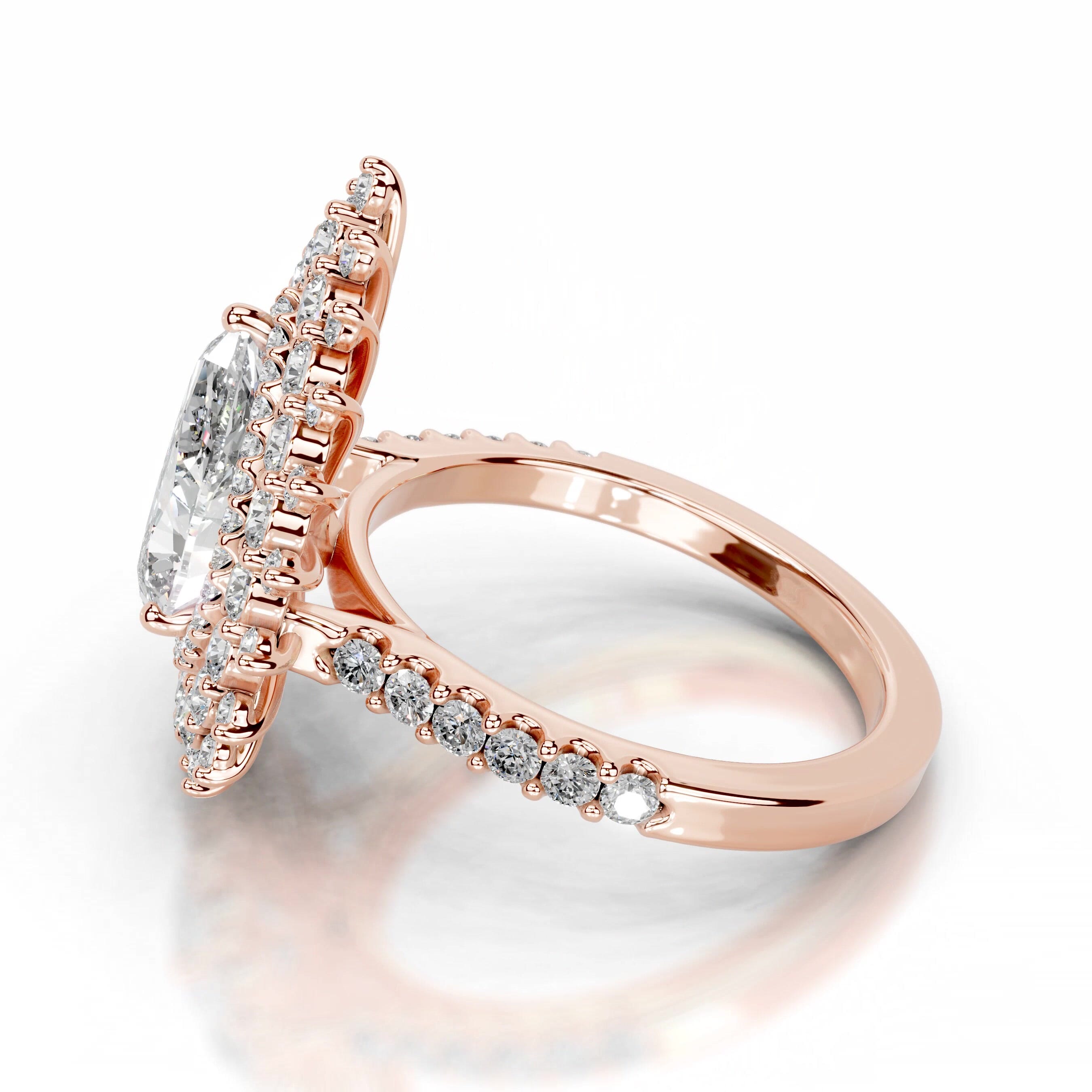 Clara Lab Grown Diamond Ring - 14K Rose Gold、mySite、hinf8tx79