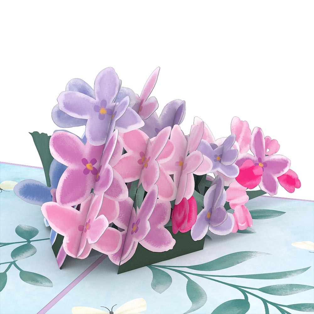 Mother's Lilacs Pop-Up Card、mySite、solidvoid