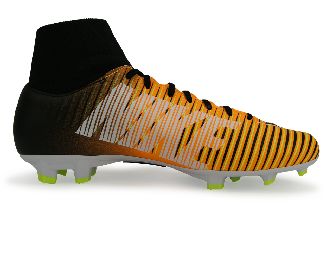 Nike Men's Mercurial Victory VI Dynamic Fit FG Laser Orange/Black/White/Volt、mySite、noshort