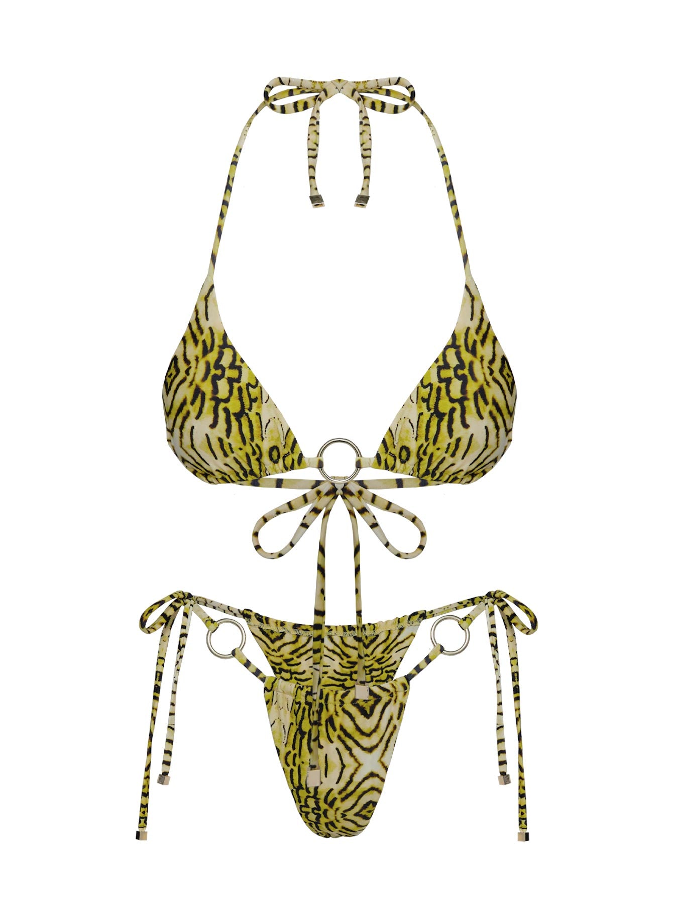 Sunbrella Triangle Bikini Top Snake、mySite、solidvoid