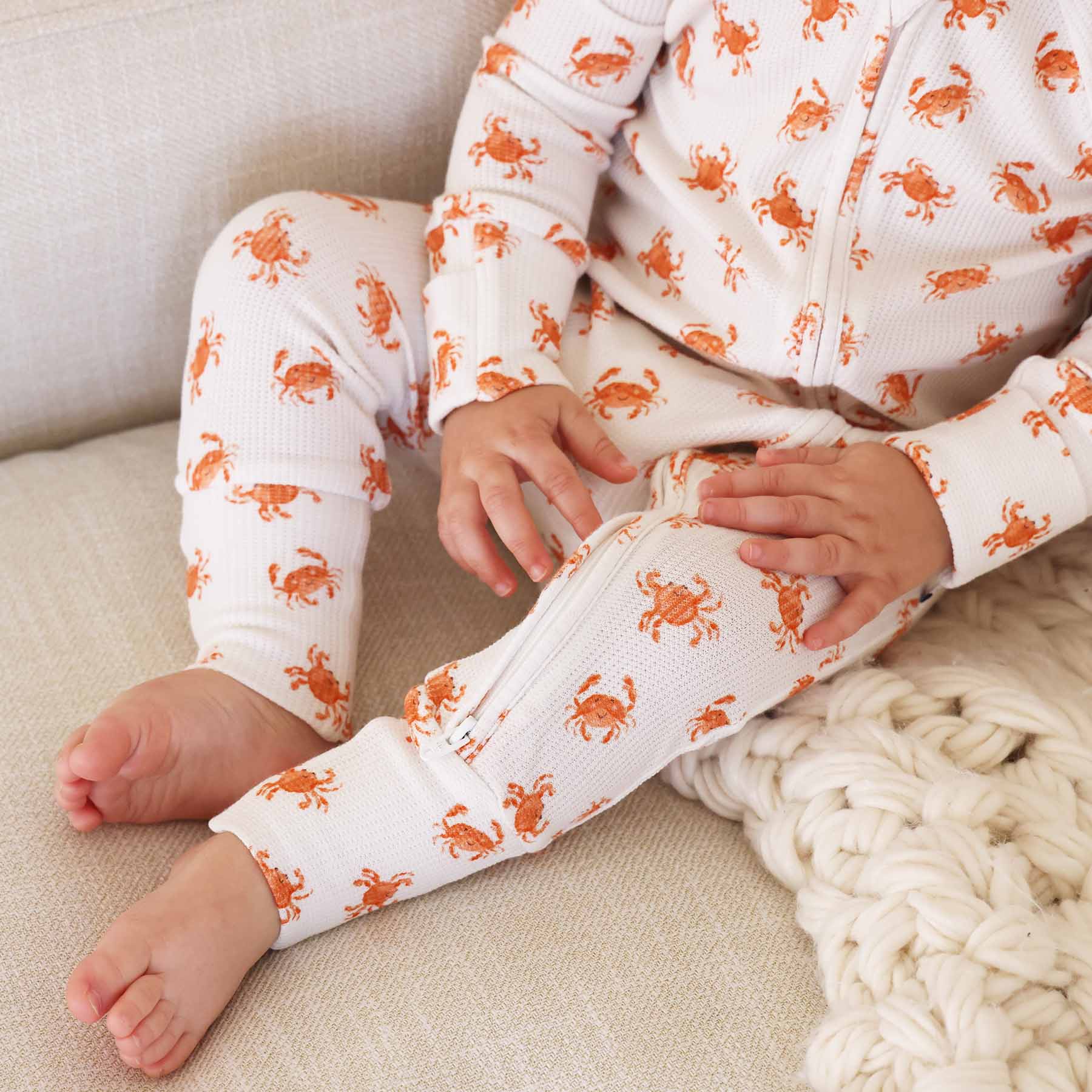  Beachy Bamboo Waffle Convertible Zip Rompers、mySite、layawaytickets