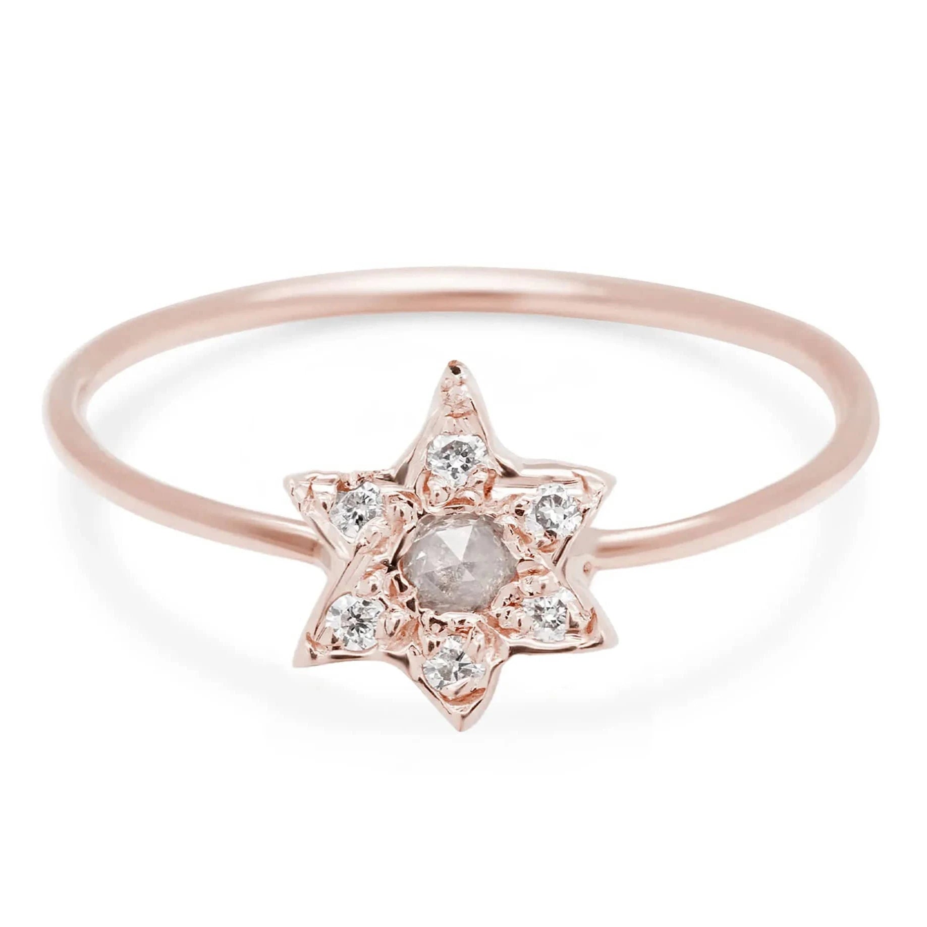Custom Stones Star of David Ring with Gemstones by Elisa Solomon - 14k Yellow, Rose or White Gold、mySite、topwebapps