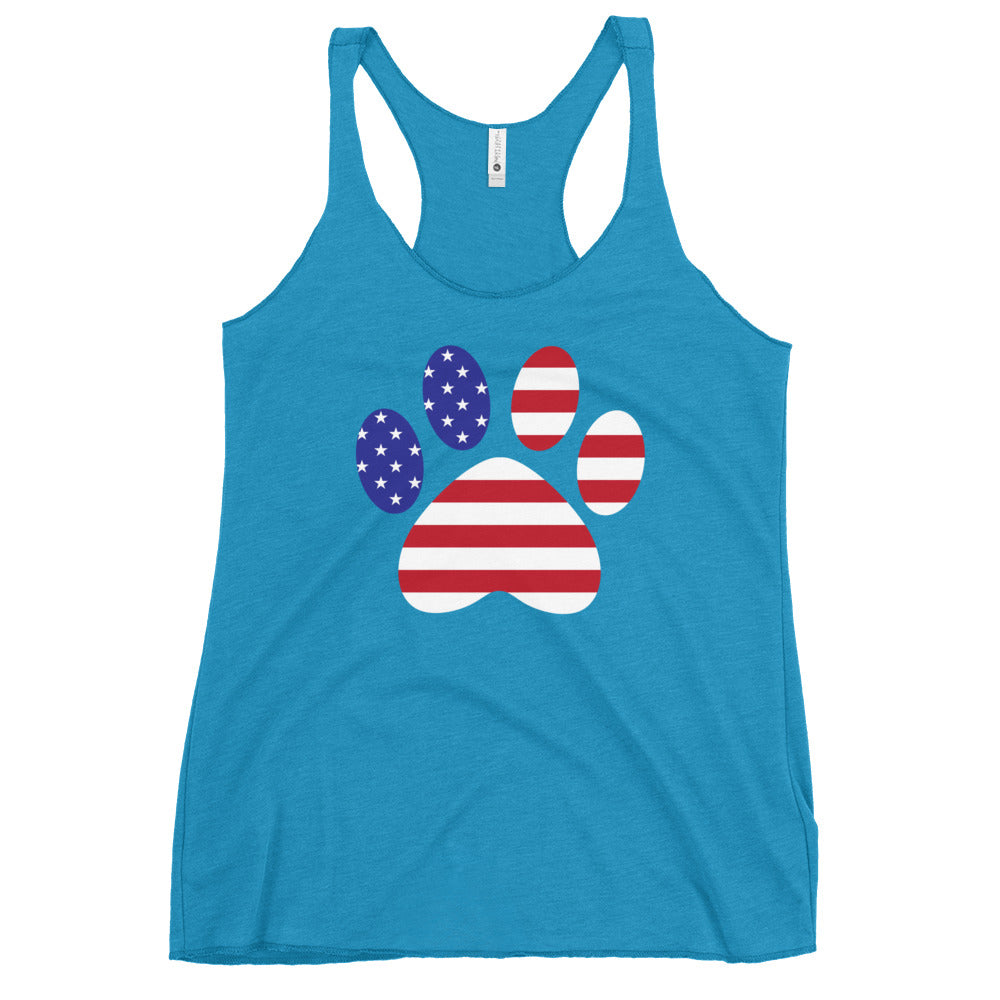 Patriotic Paw Print Tank、mySite、camillekostekn