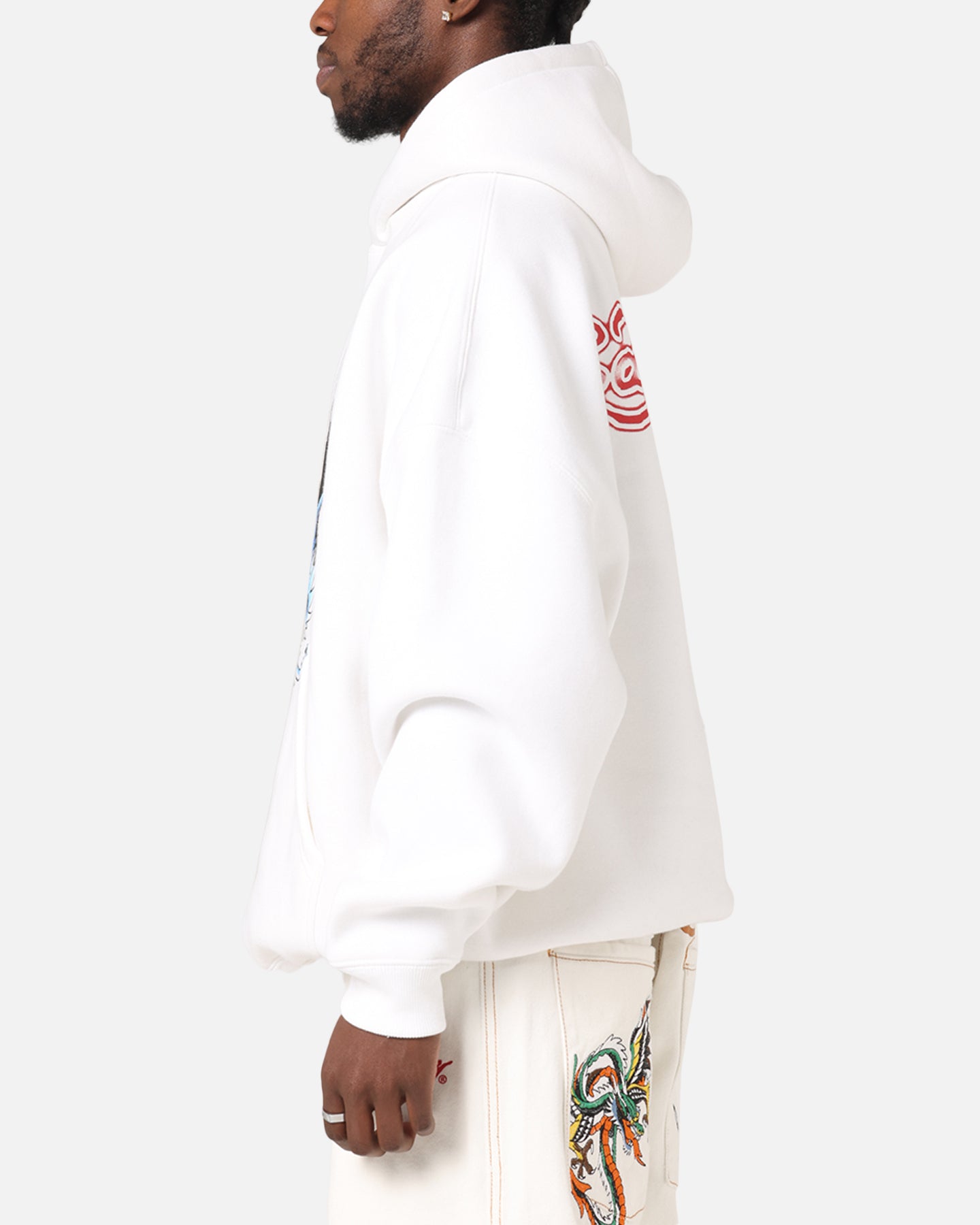 Ed Hardy Blue Dragon Hoodie White、mySite、zt4zffjzw