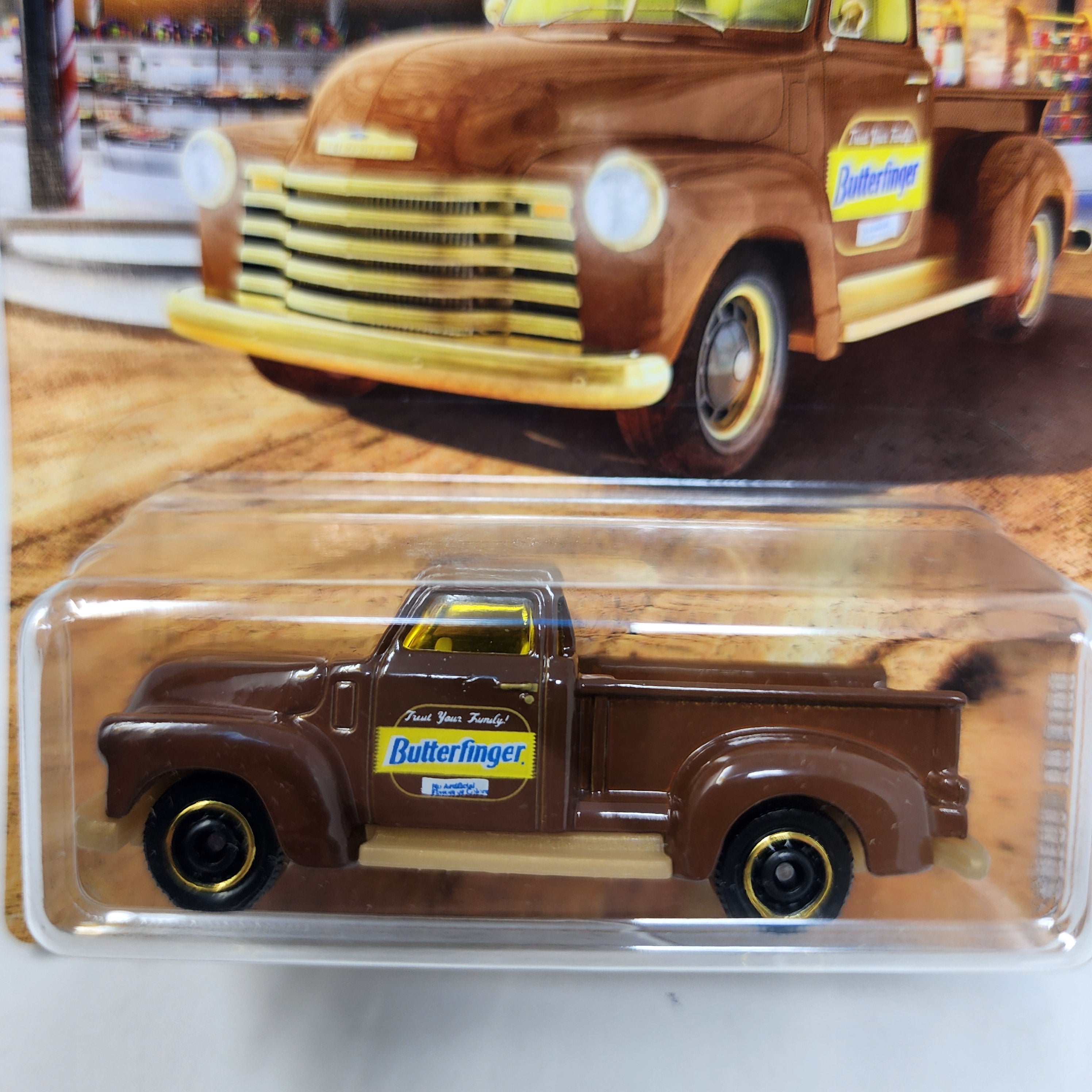 '47 Chevy AD 3100 Butterfinger * Matchbox Candy Series、mySite、hgirdovlk