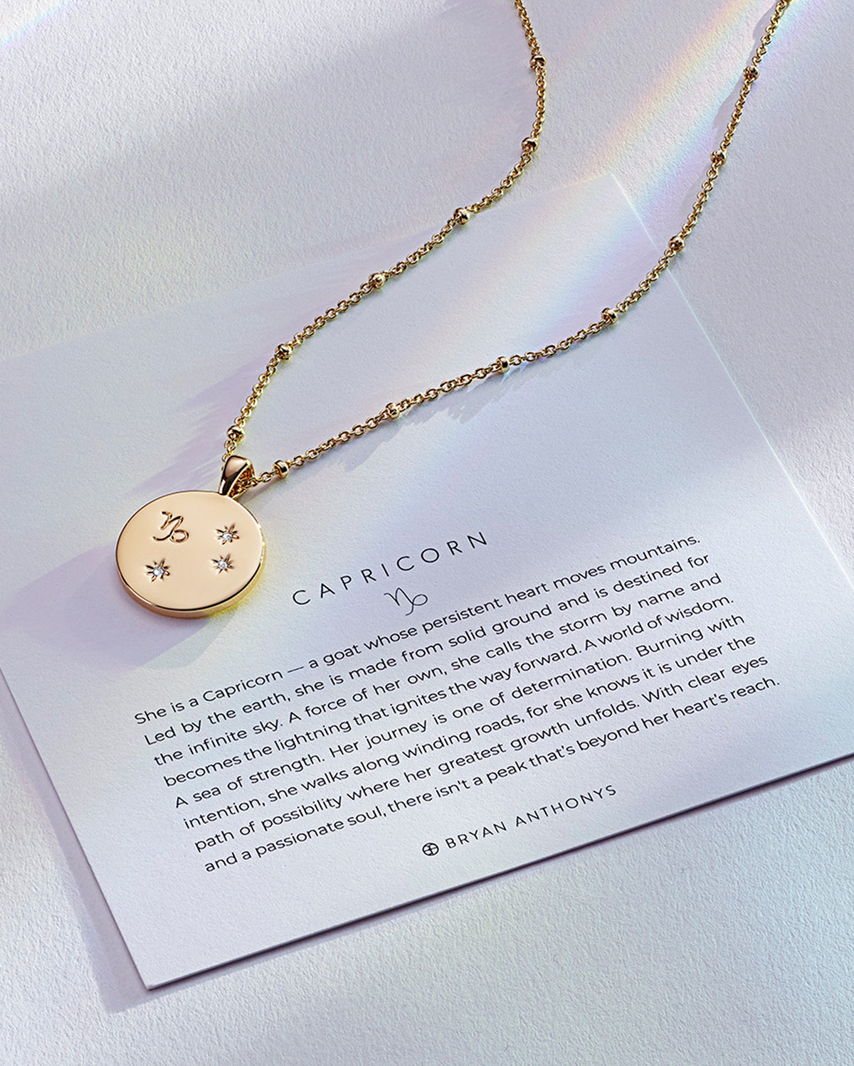 Capricorn — Zodiac Necklace、mySite、hinf8tx79
