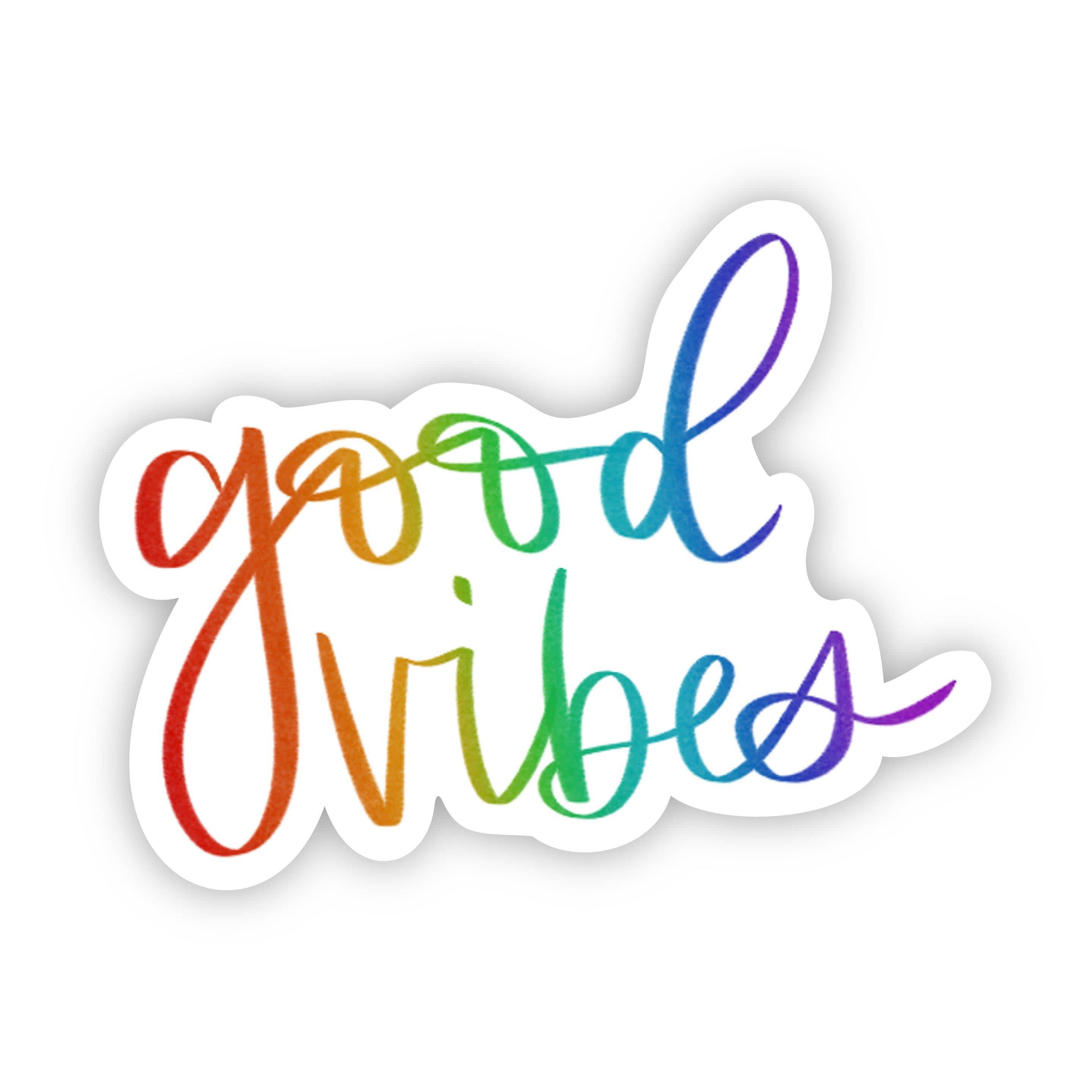  Good Vibes Rainbow Lettering、mySite、elrpsem3k