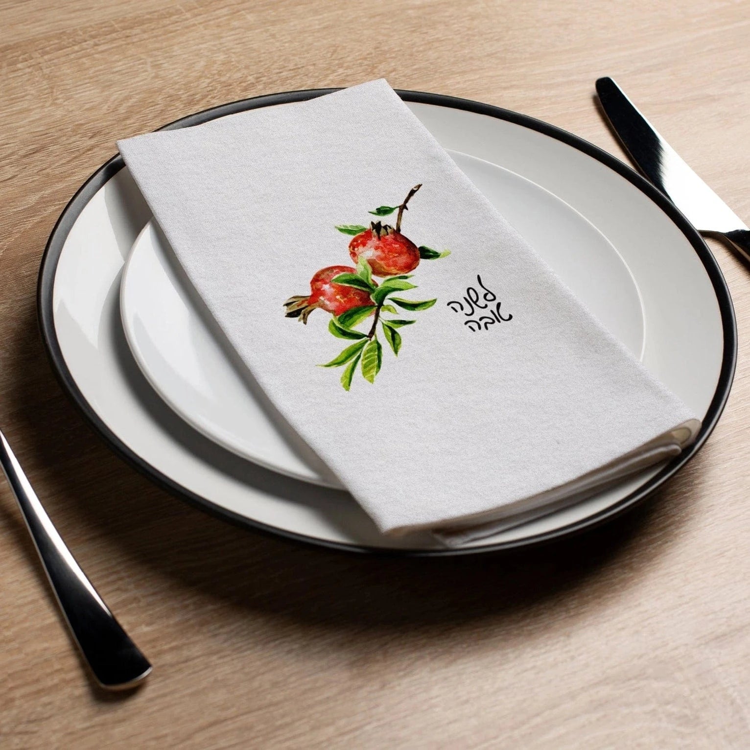 L'Shana Tova Pomegranate Napkins - Set of 16、mySite、topwebapps