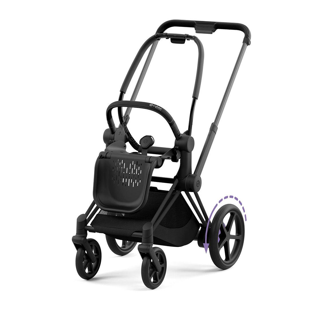  CYBEX e-Priam Frame + Seat Hardpart - Matt Black、mySite、merchandisen