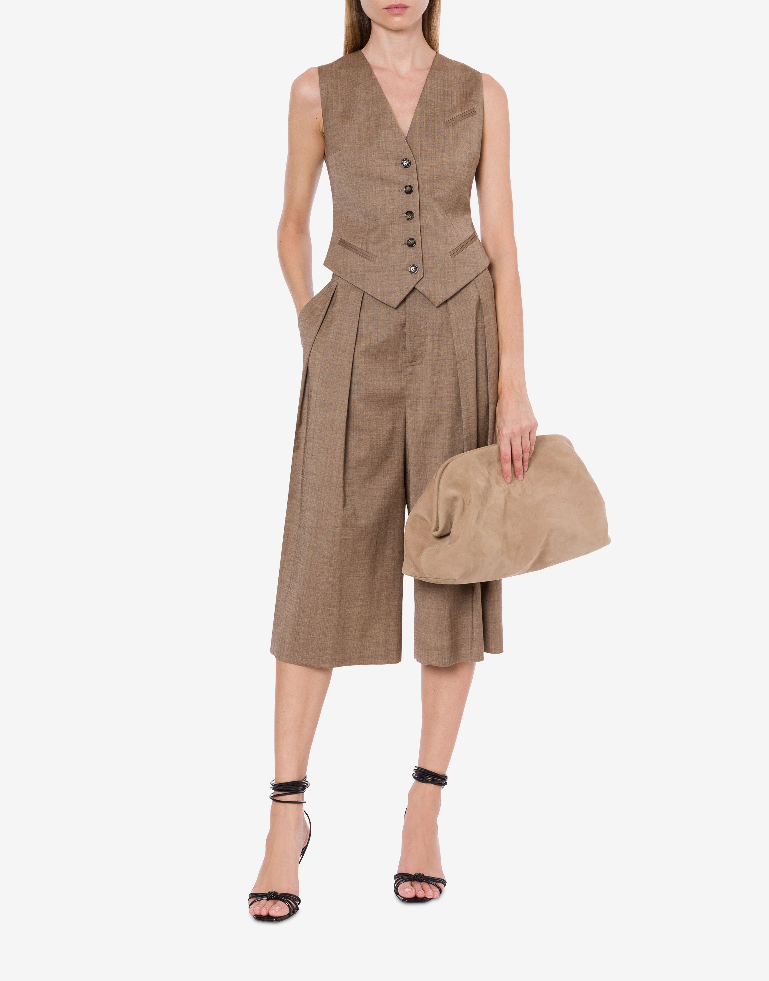 Gilet in misto lana tailored、mySite、aoinhome