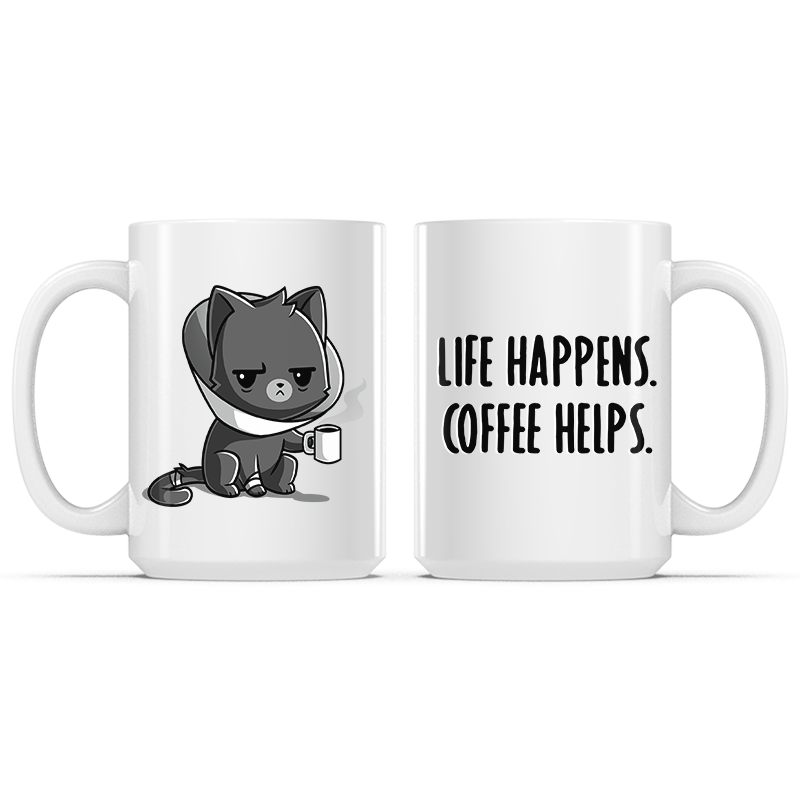 Life Happens. Coffee Helps. Mug、mySite、lovesweatpilates