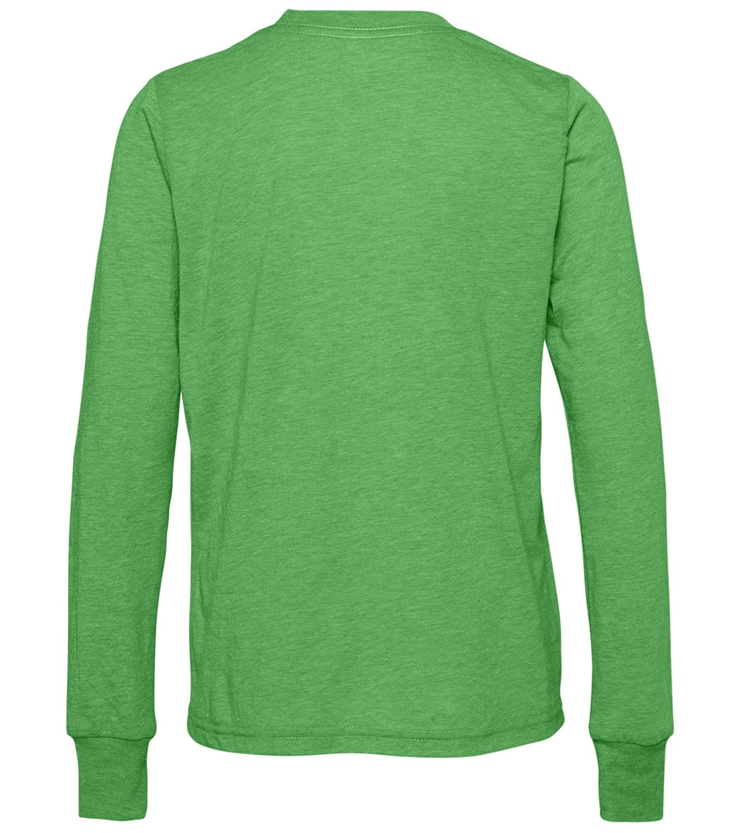 Bella + Canvas Youth Jersey Long Sleeve T-Shirt、mySite、noshort