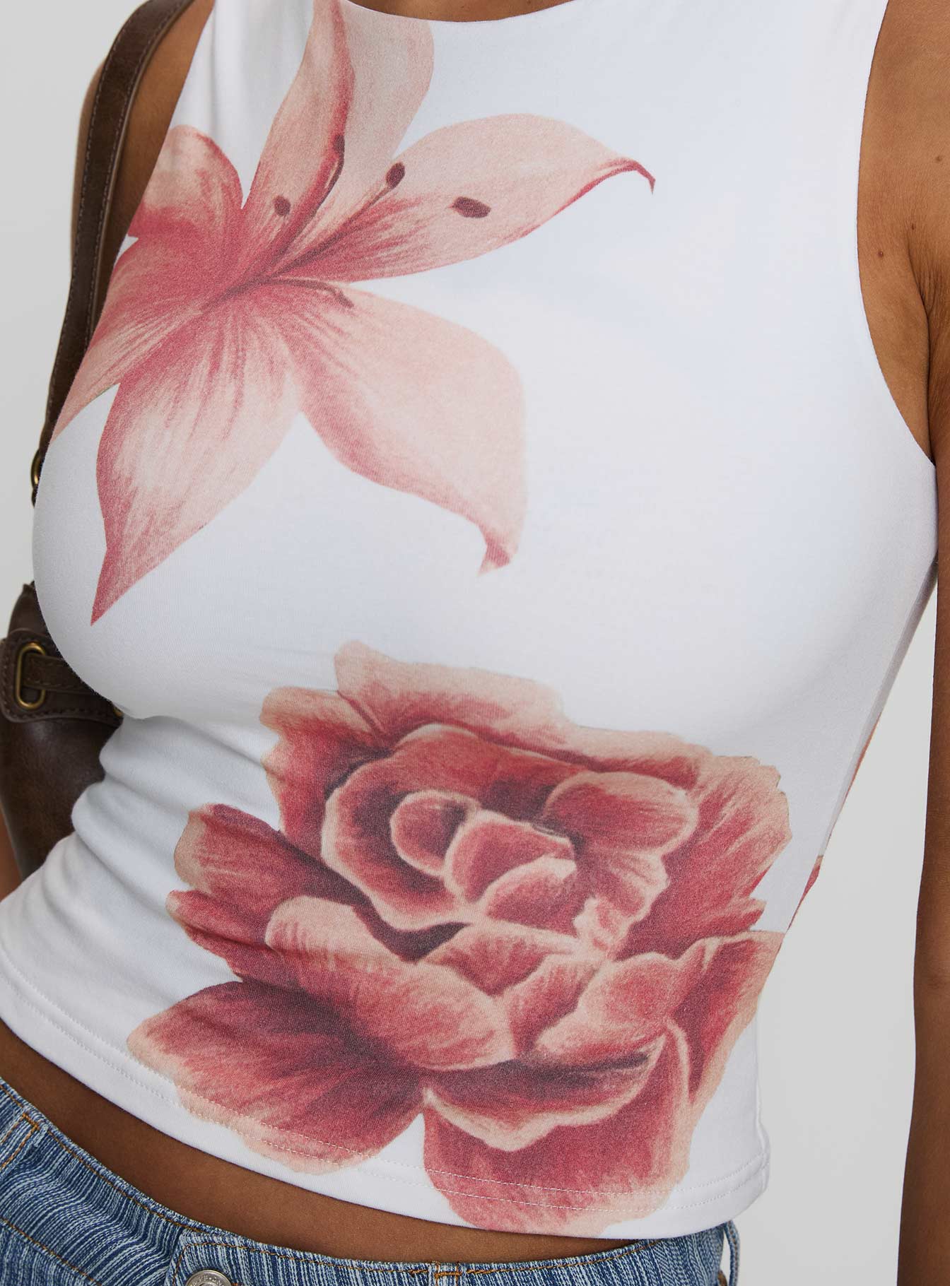 Pegasus Boat Neck Top White Floral、mySite、solidvoid