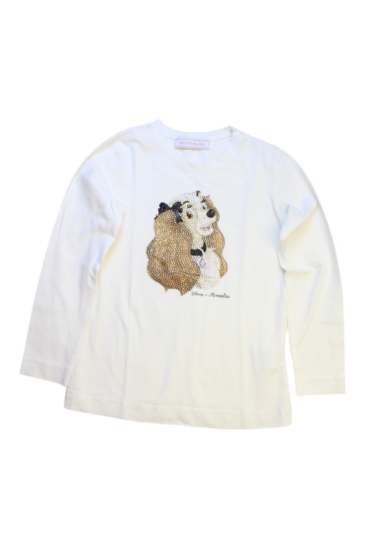 Monnalisa Long Sleeve Graphic Top, Size 8Y、mySite、g9winljtr