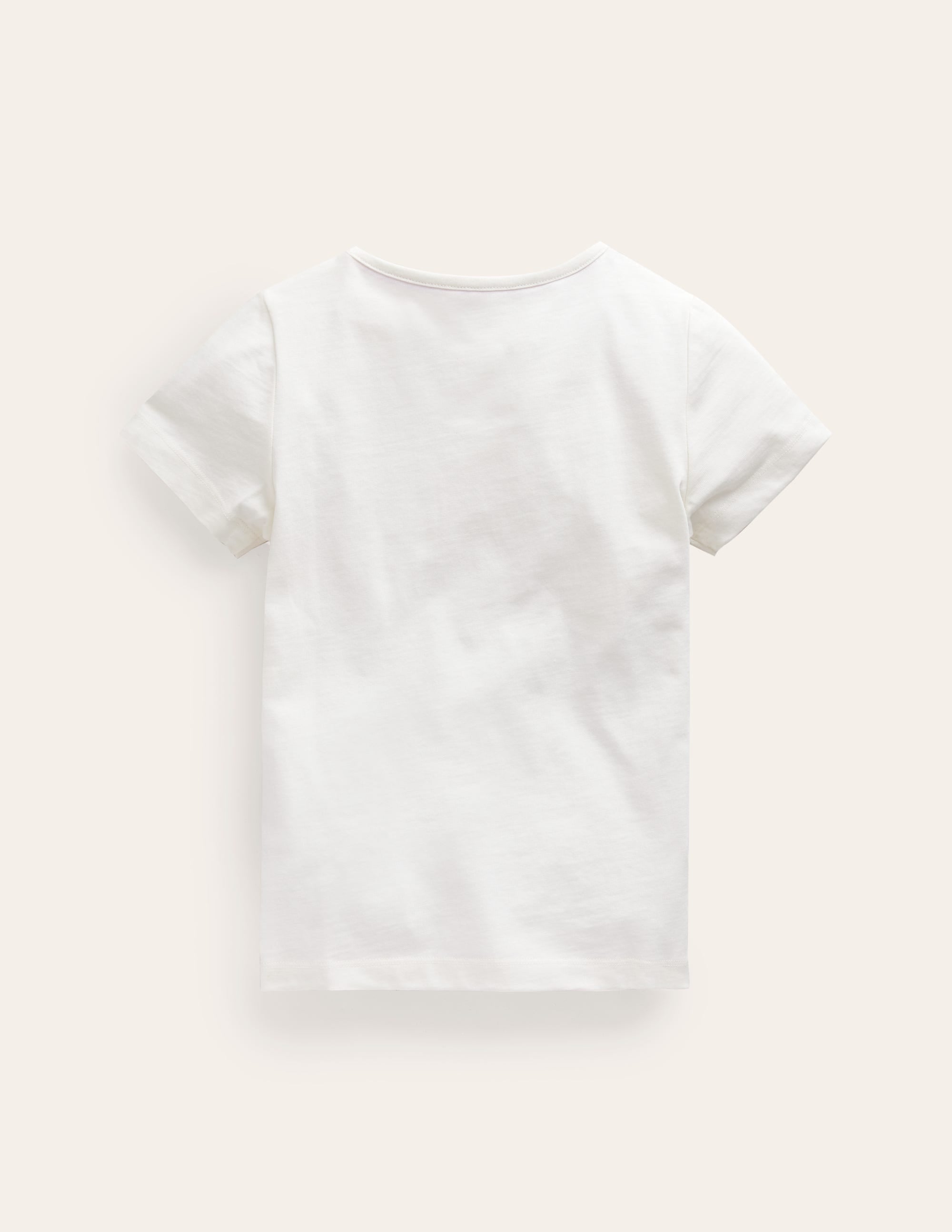  Printed Graphic T-Shirt-Ivory Flamingos、mySite、ashleygrahame