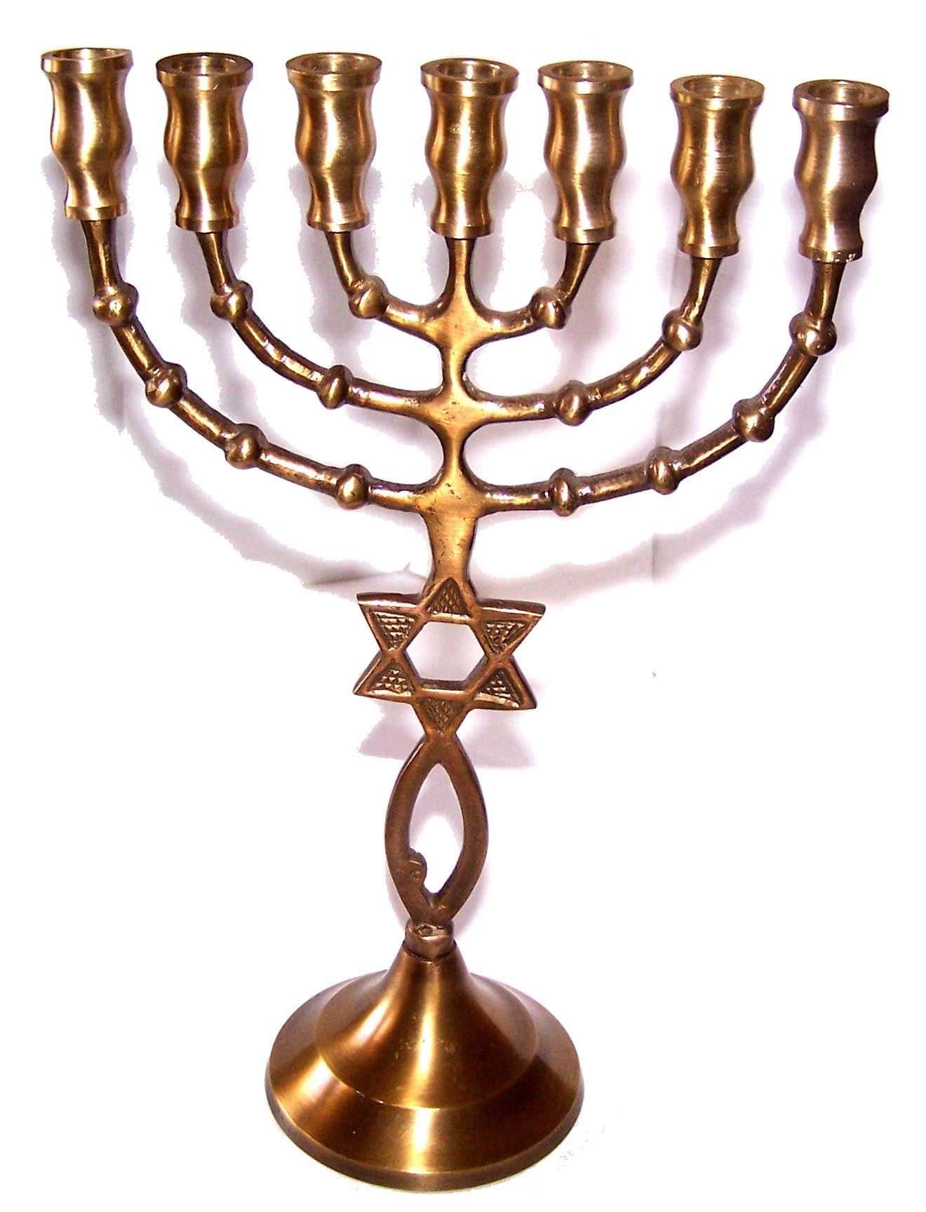  The Messiah Menorah Gift - Solid and heavy Menorah Gift - 24.5cm or 10 inches high.、mySite、elrpsem3k