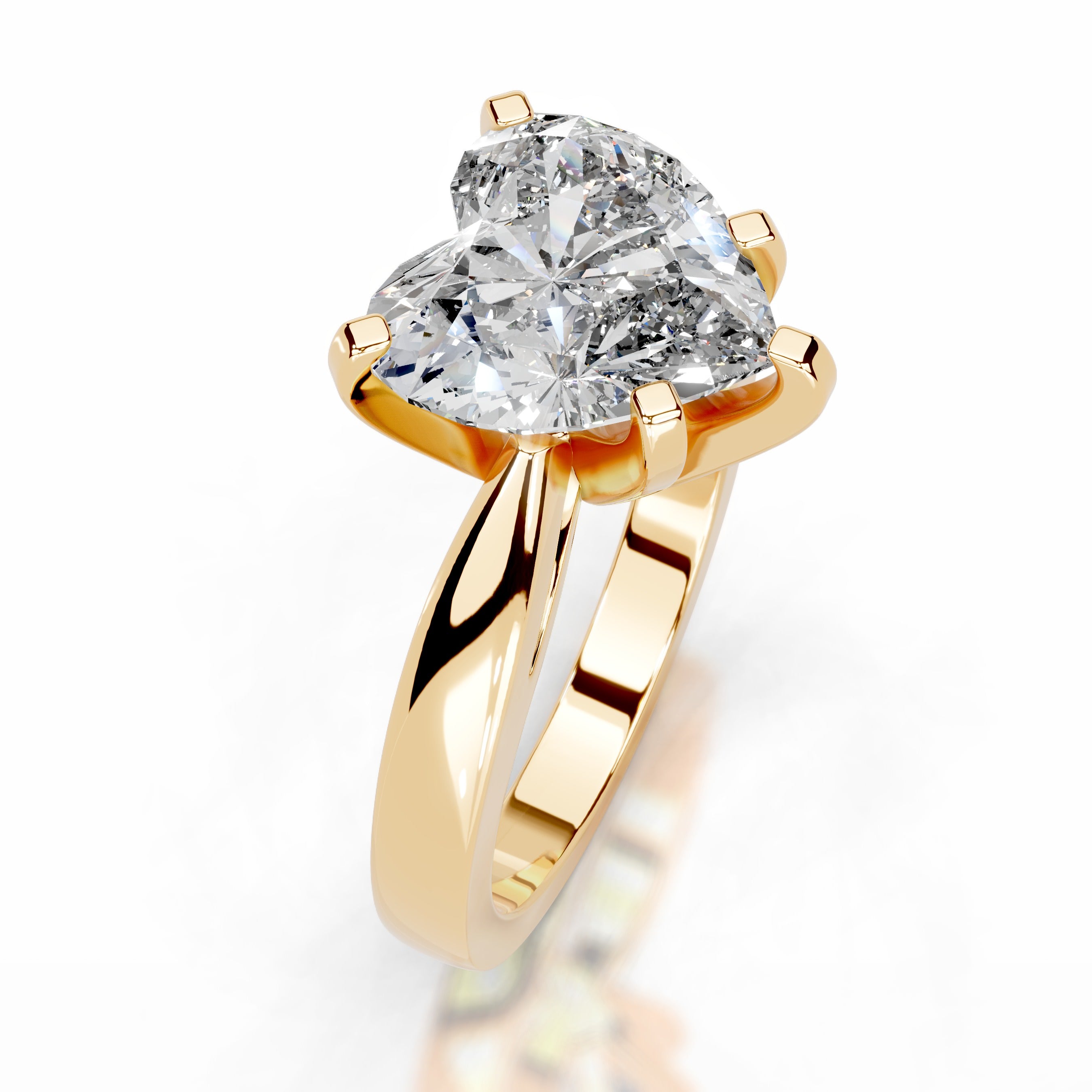 Diana Diamond Engagement Ring - 18K Yellow Gold、mySite、hinf8tx79