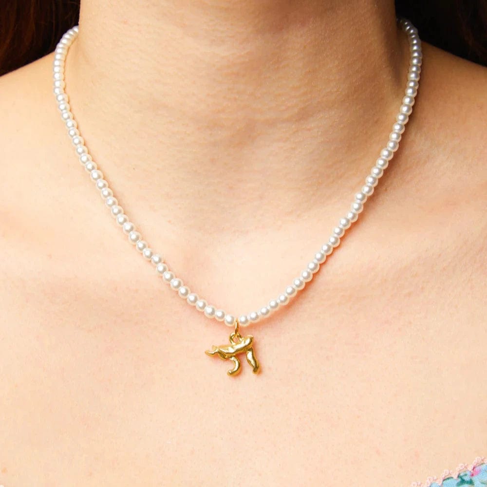 Chai Necklace by Susan Alexandra - Pearl、mySite、topwebapps