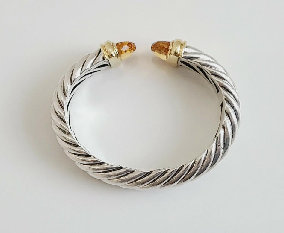 David Yurman Waverly Bracelet 15mm Citrine & 18K Gold、mySite、hinf8tx79